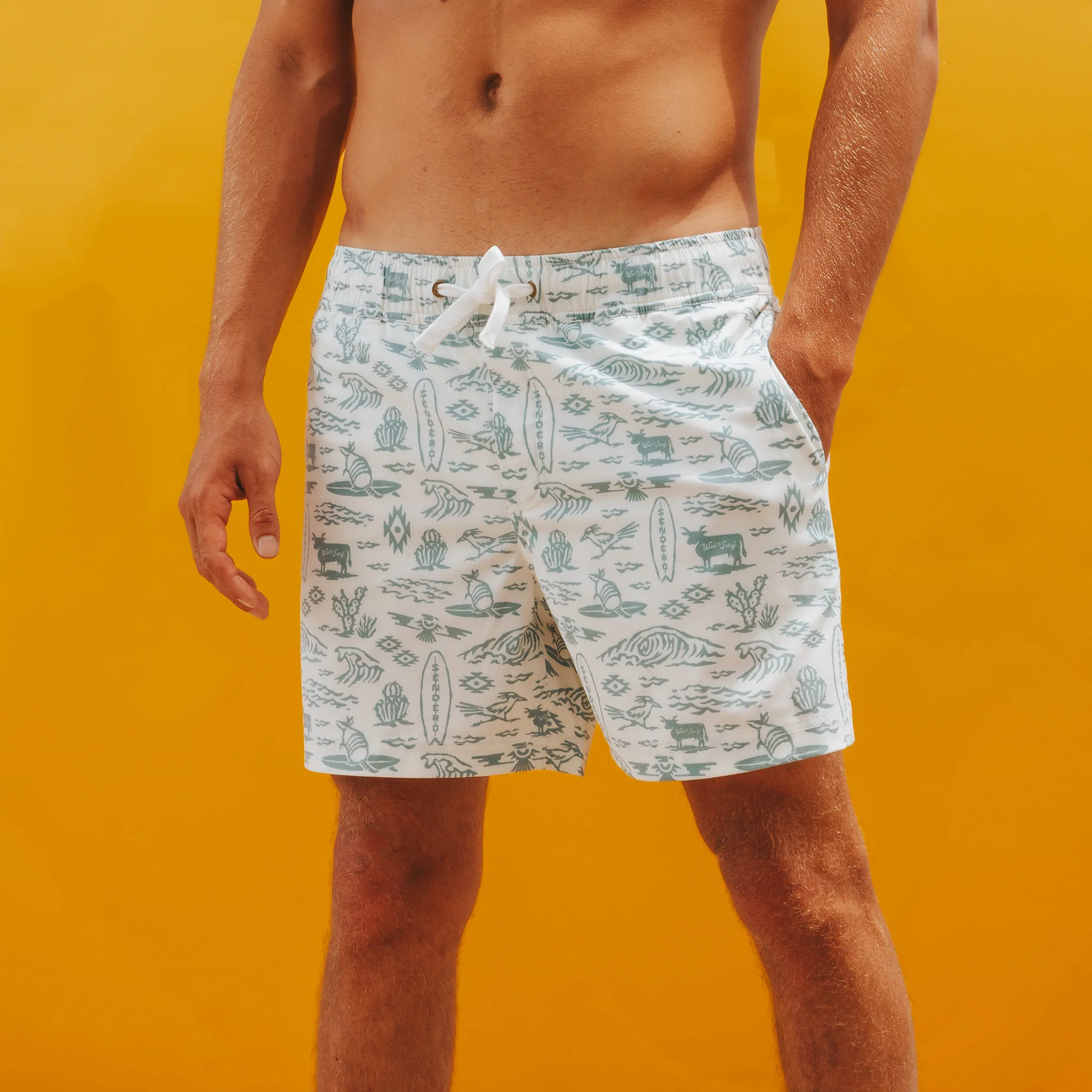 Sendero X Waco Surf Barton Elastic Boardshort - Image 3