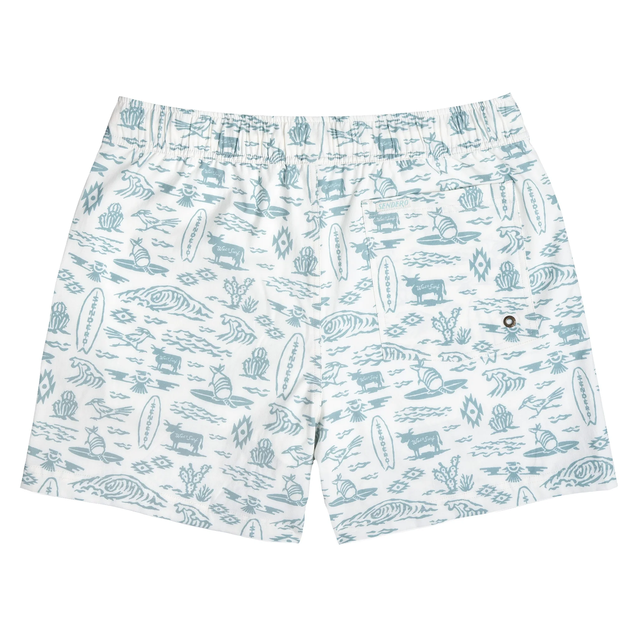 Sendero X Waco Surf Barton Elastic Boardshort - Image 5