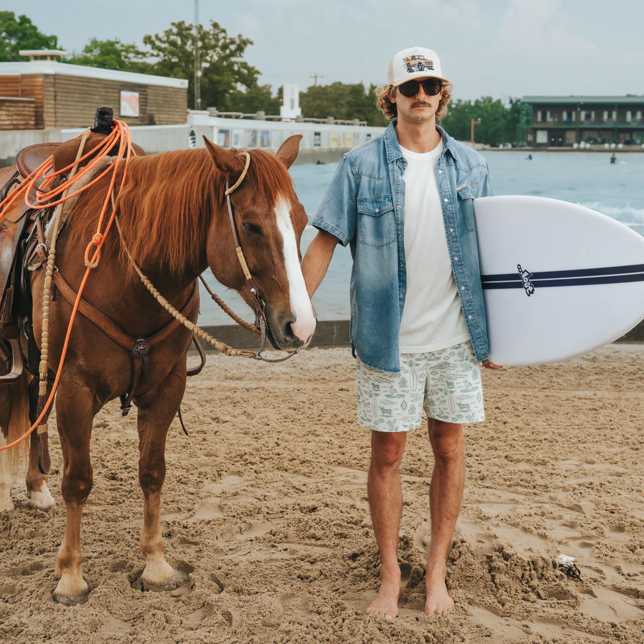 Sendero X Waco Surf Barton Elastic Boardshort - Image 8