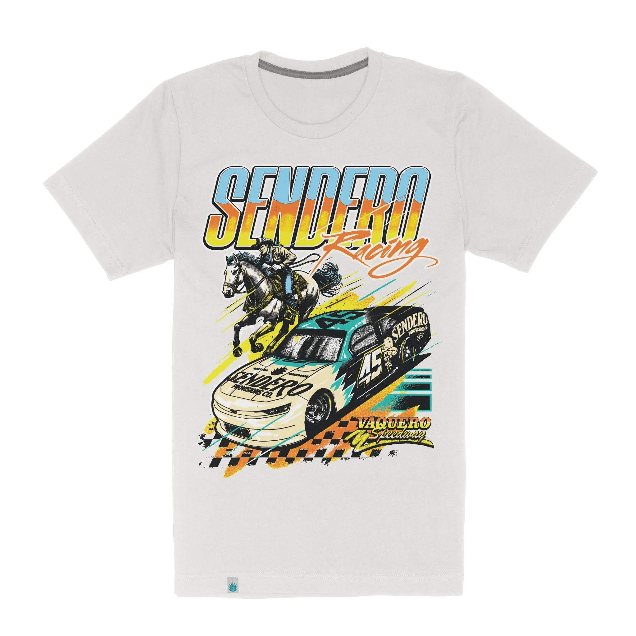 Brad Perez x Sendero Racing Vintage T-Shirt - Image 3