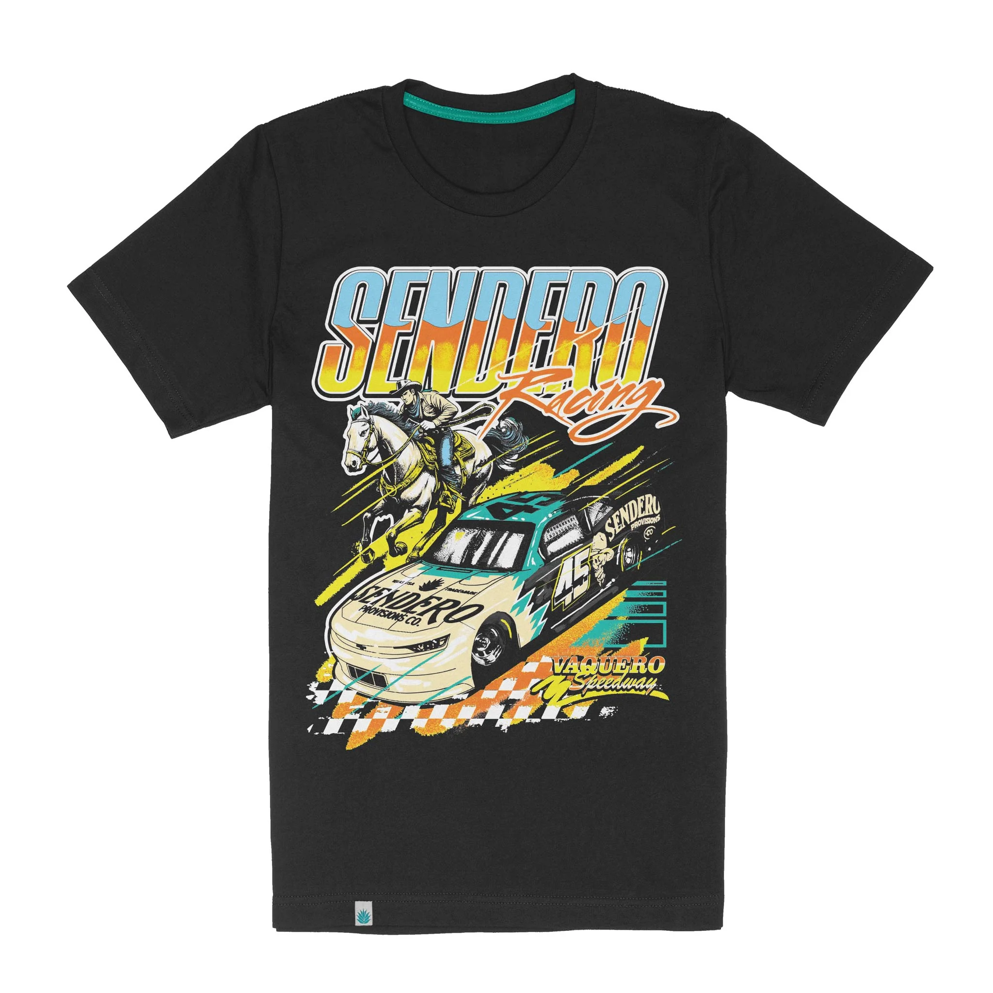 Brad Perez x Sendero Racing Vintage T-Shirt - Image 6