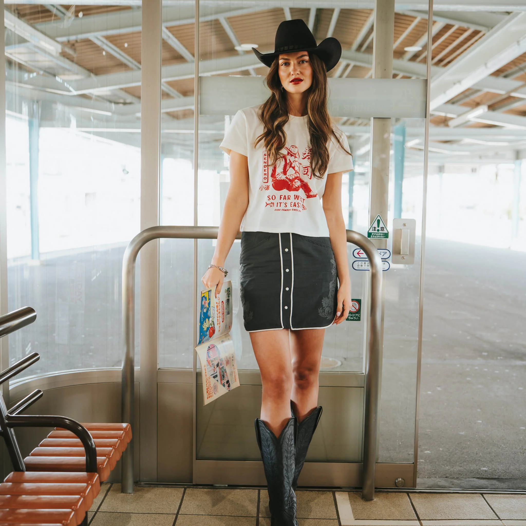Calamity Pearl Snap Skirt - Image 6