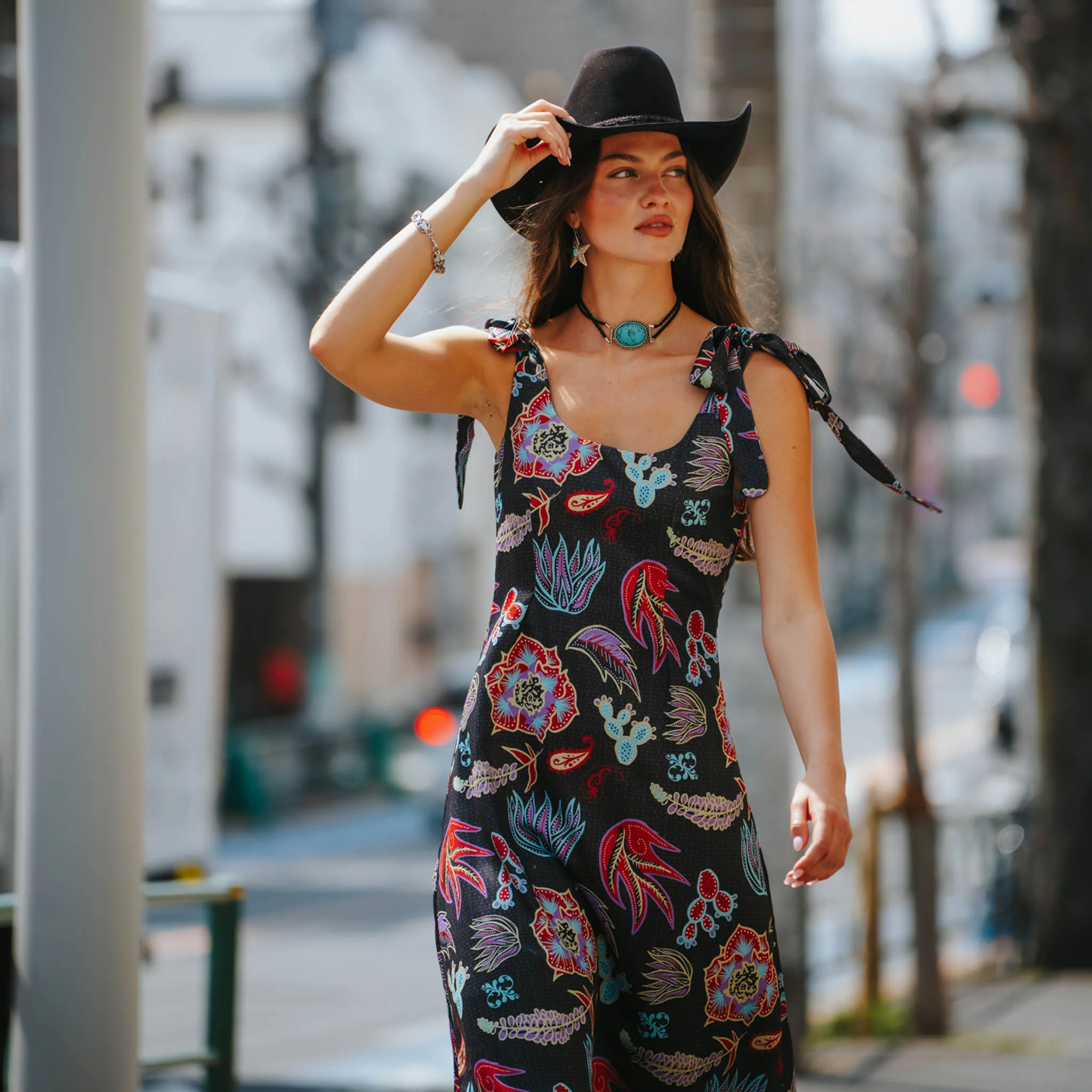 Camellia Tie Dress - Image 5