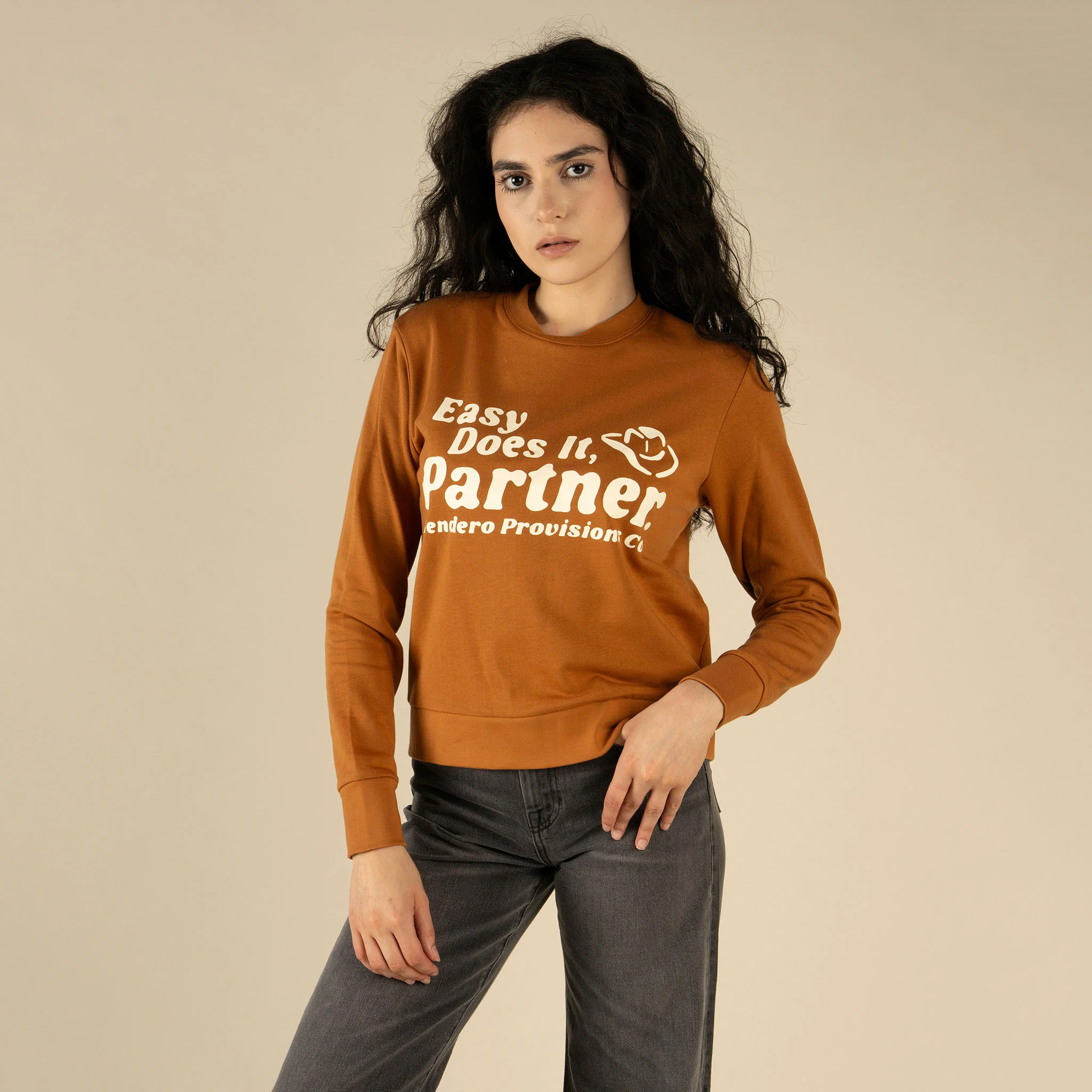 Easy Does It Drop Shoulder Sweatshirt