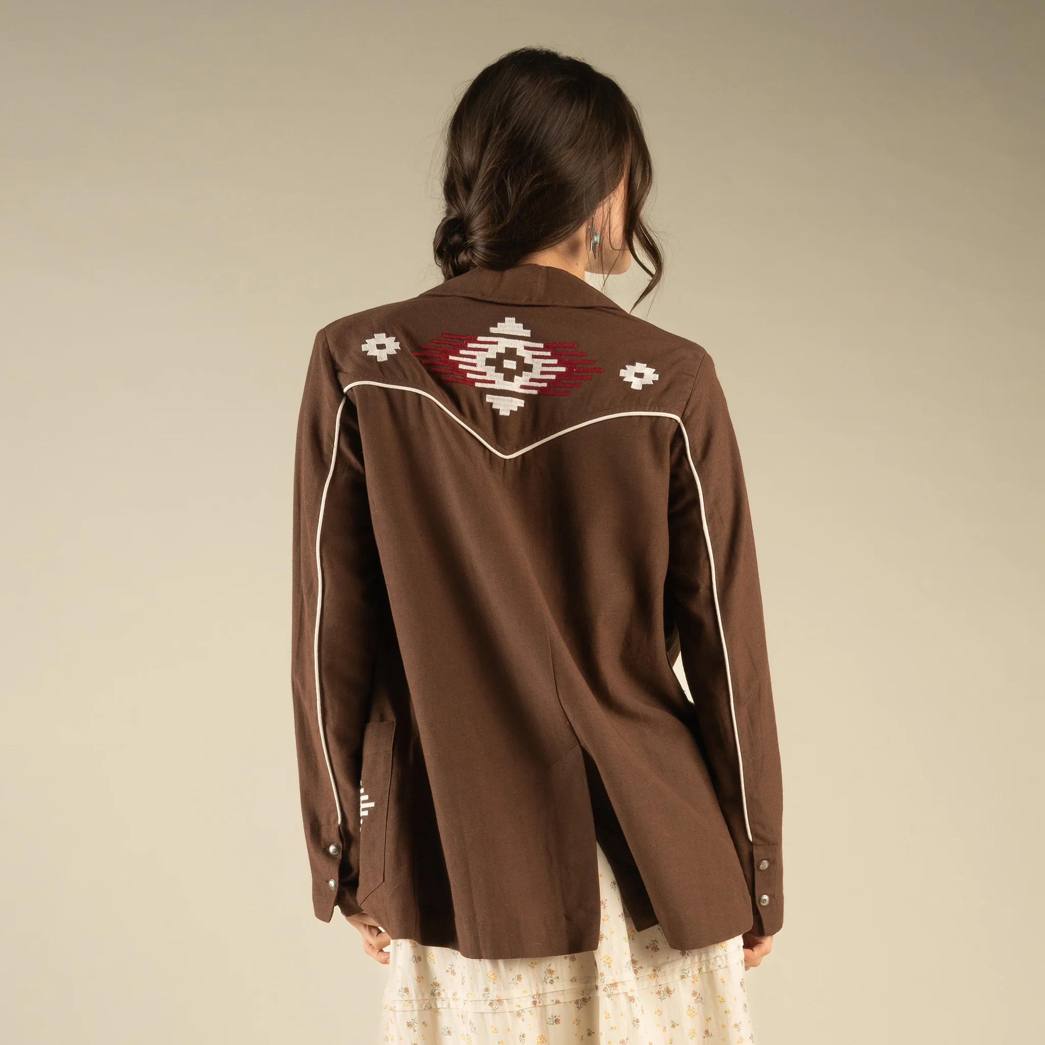 Eleanor Relaxed Western Blazer - Image 3