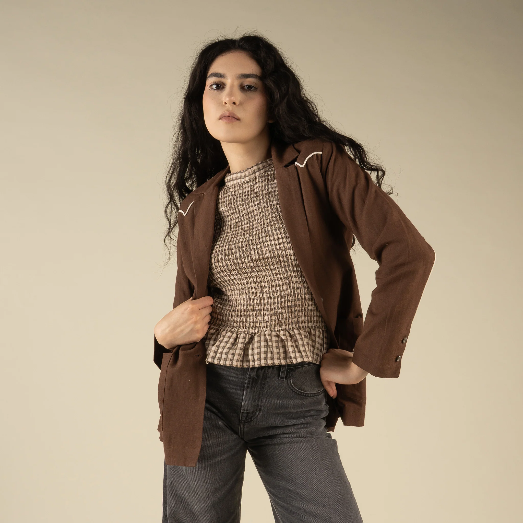 Eleanor Relaxed Western Blazer - Image 4