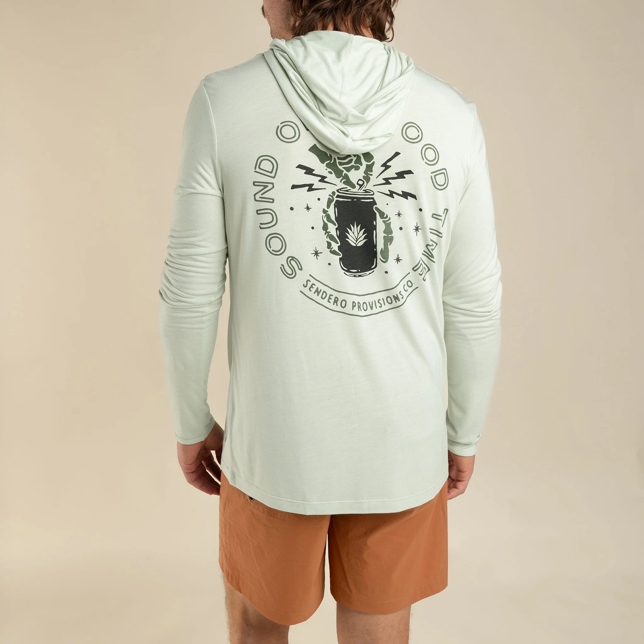 Yucatan Bamboo Hoodie Tech Shirt - Image 26