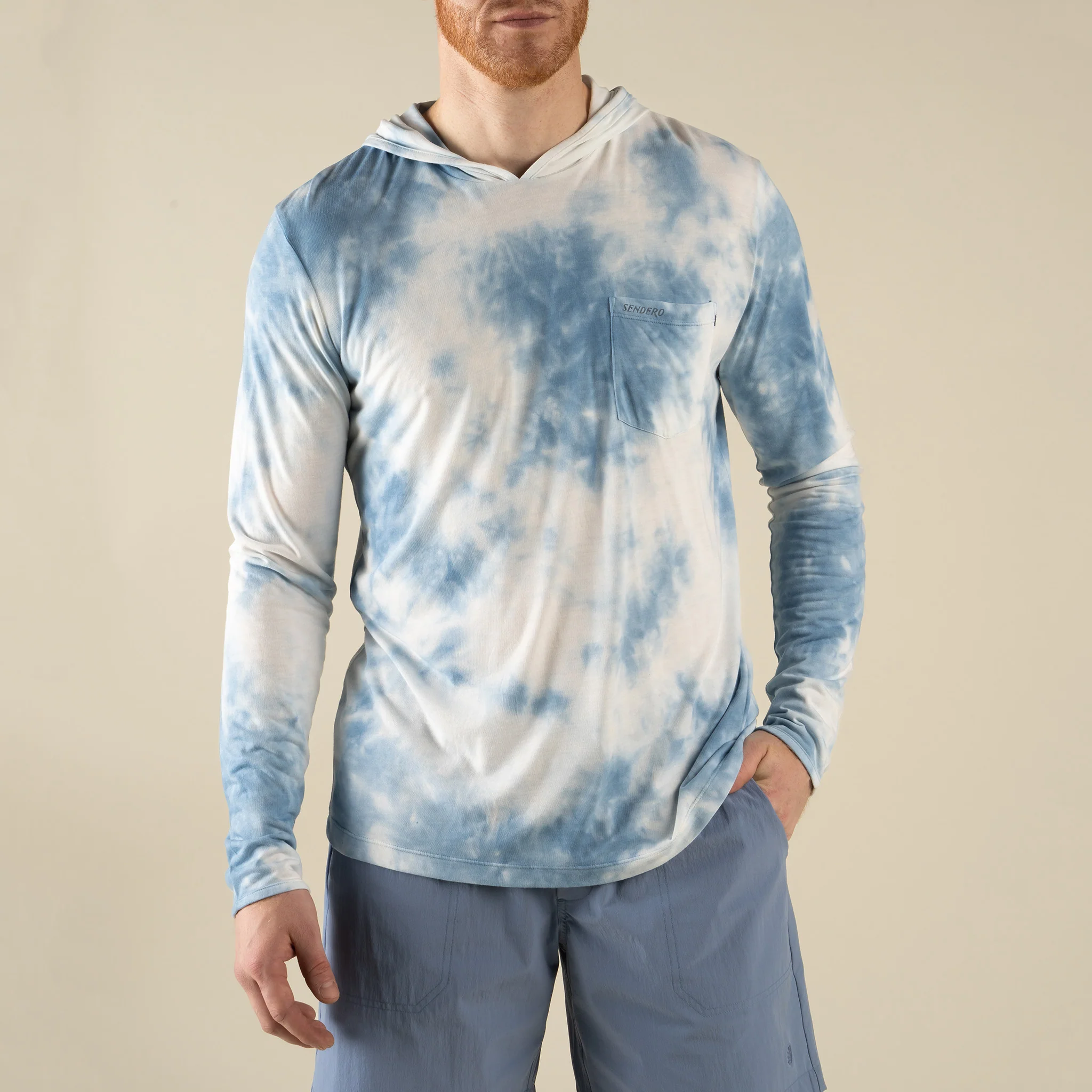 Yucatan Bamboo Hoodie Tech Shirt - Image 3