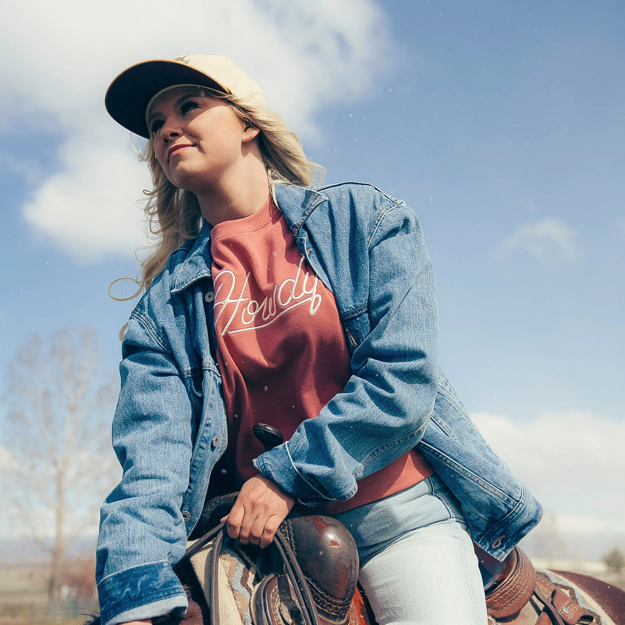Howdy Drop Shoulder Sweatshirt - Image 2