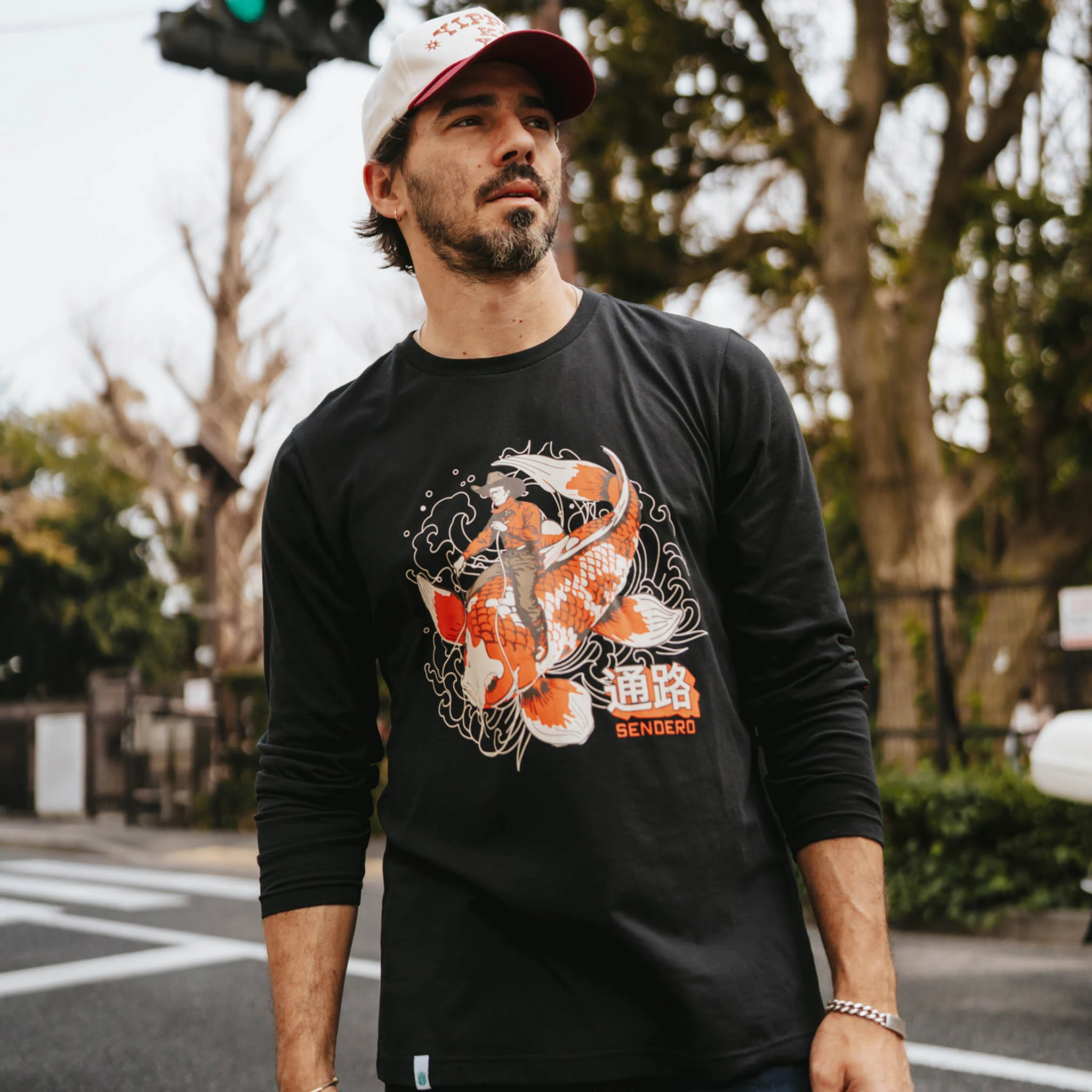 Koi Bronc Long Sleeve T-Shirt - Image 2