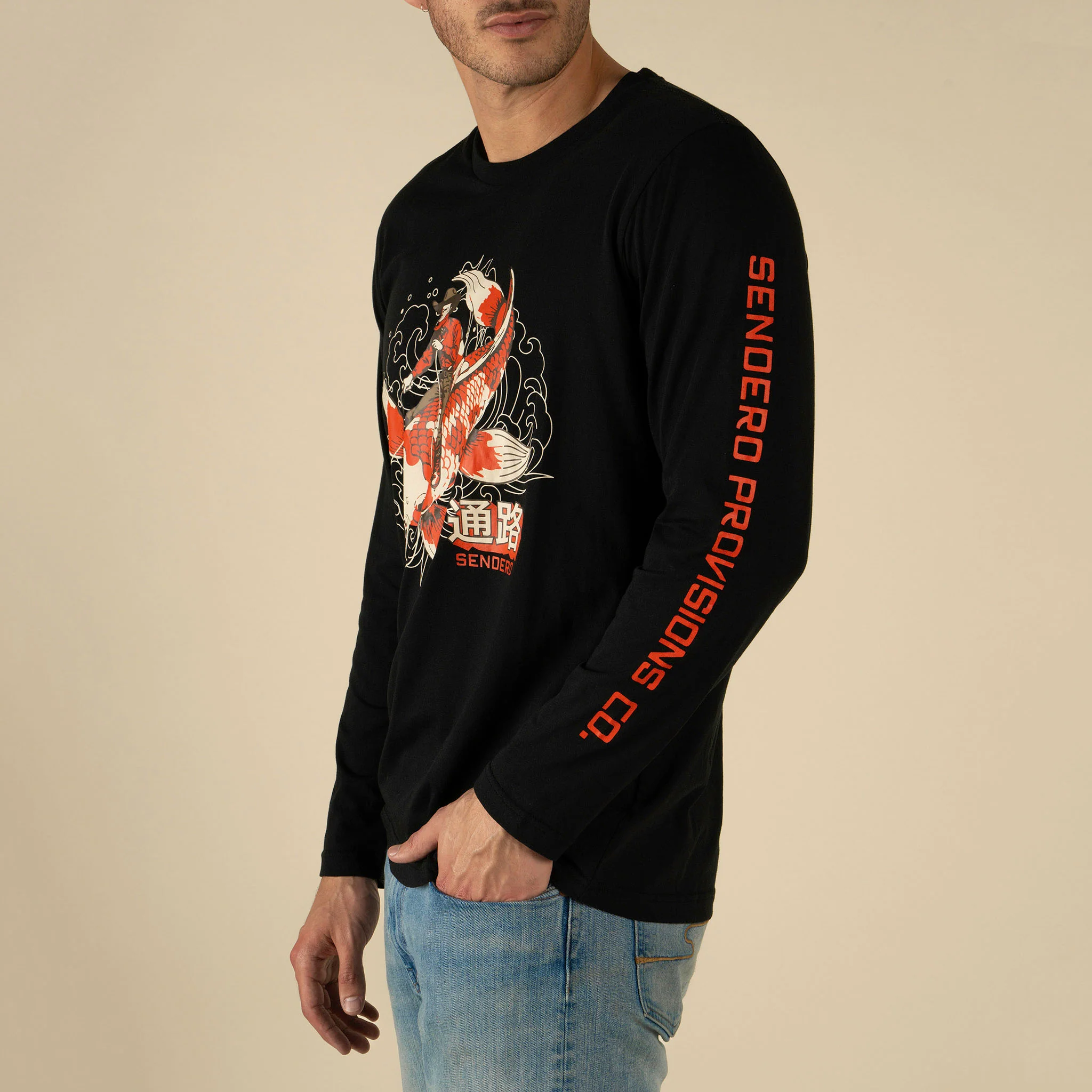 Koi Bronc Long Sleeve T-Shirt - Image 3