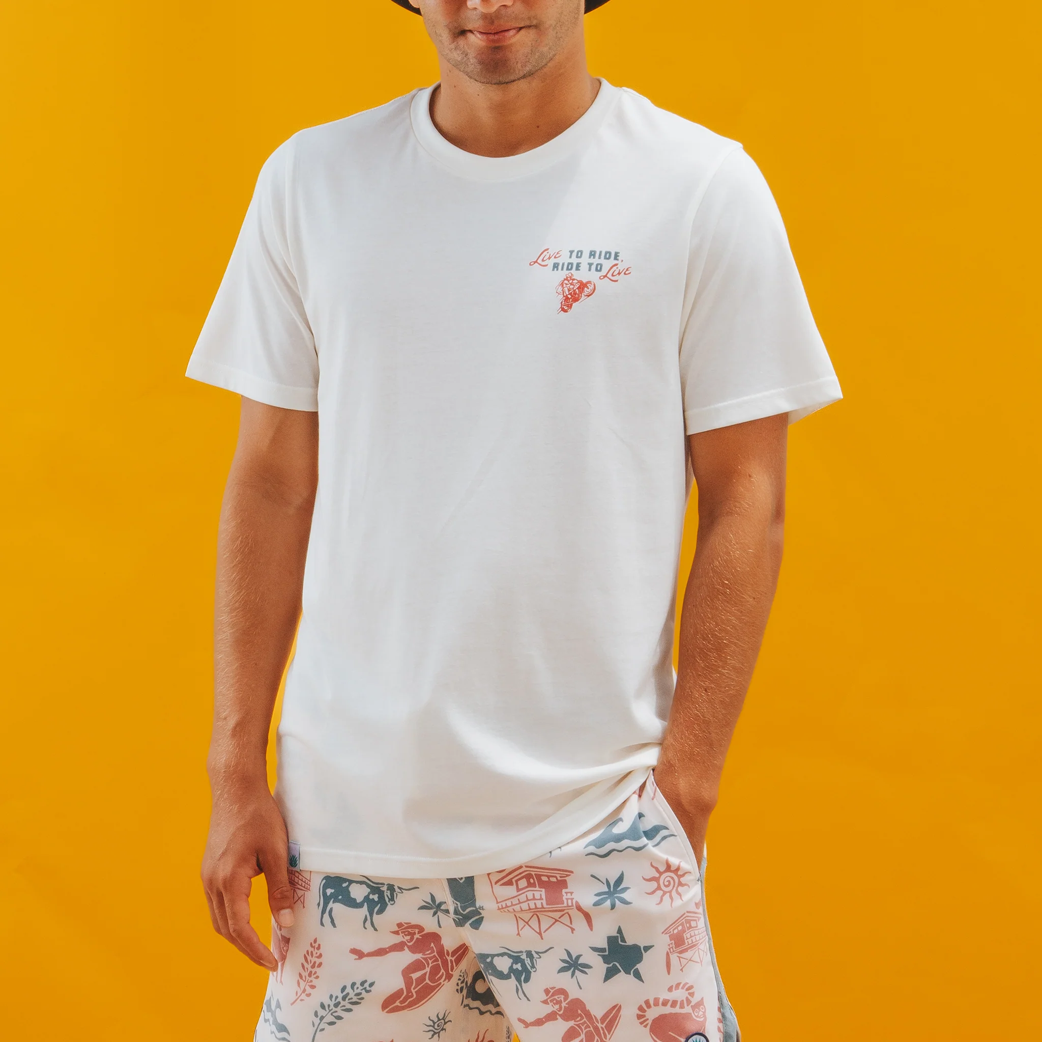 Sendero X Waco Surf Live To Ride T-Shirt - Image 3