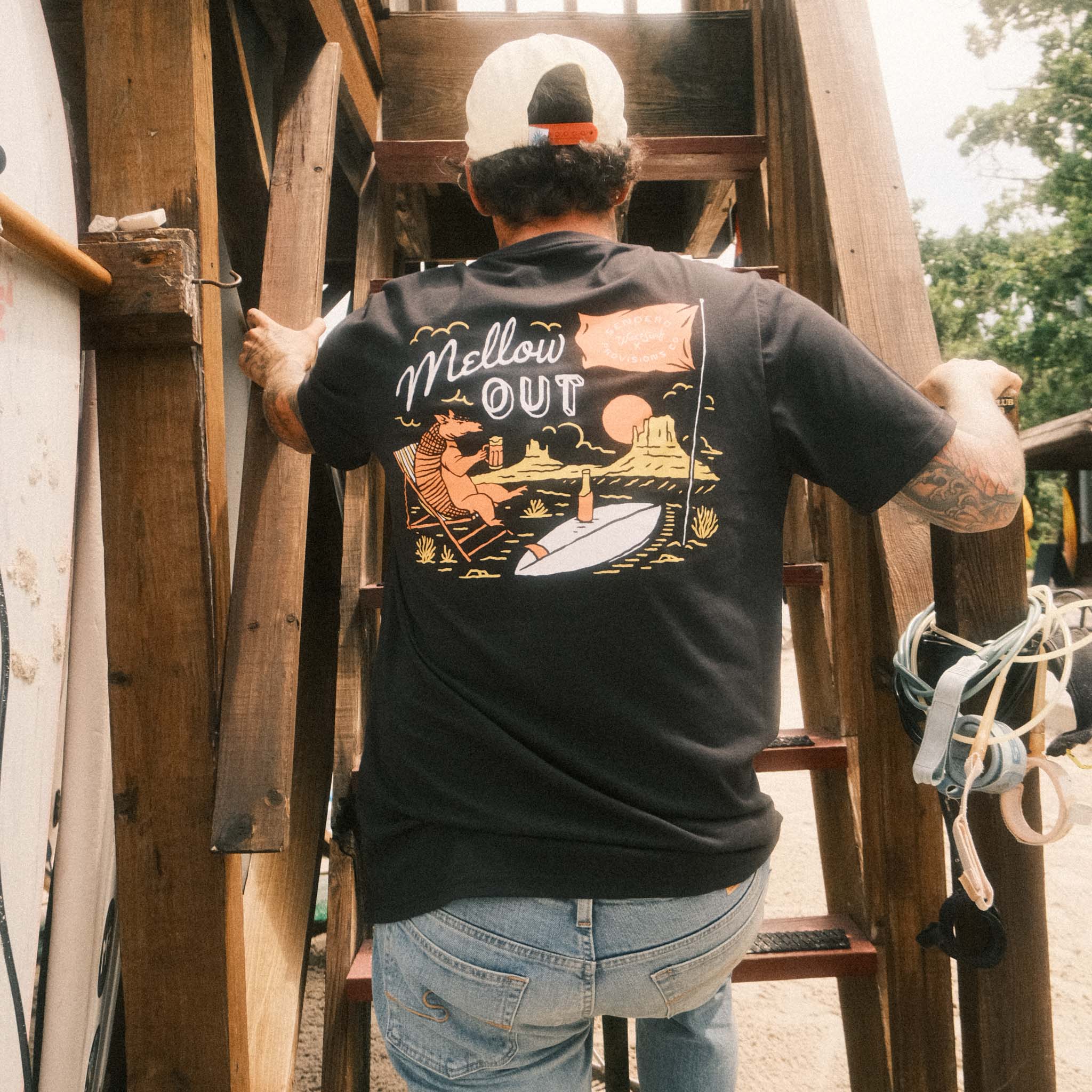 Sendero X Waco Surf Mellow Out T-Shirt - Image 5