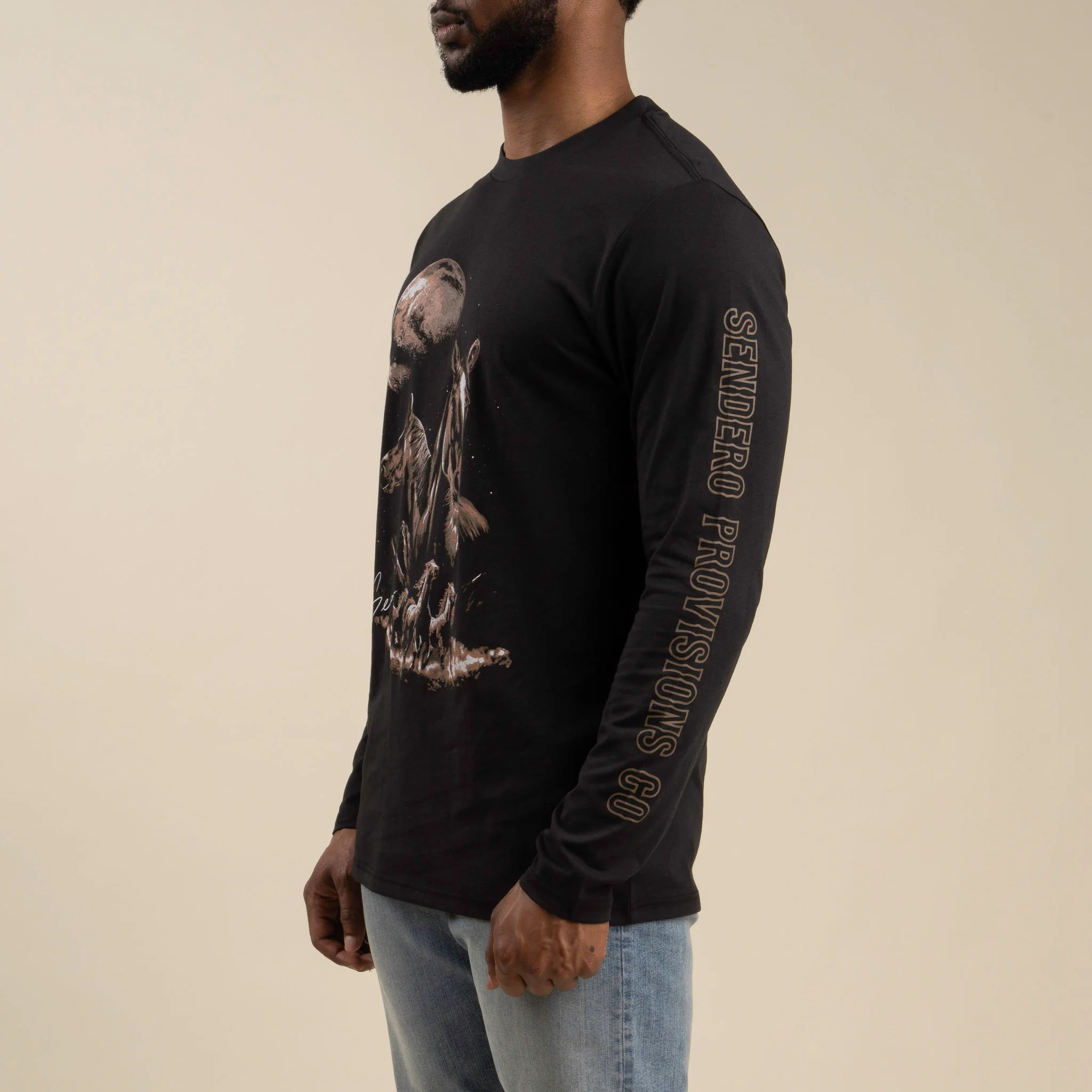 Midnight Riders Long Sleeve T-Shirt - Image 4