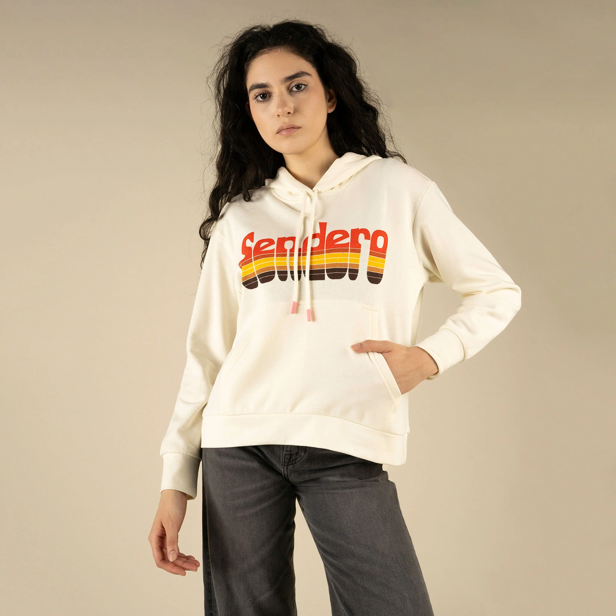 Retro Logo Boxy Hoodie - Image 4