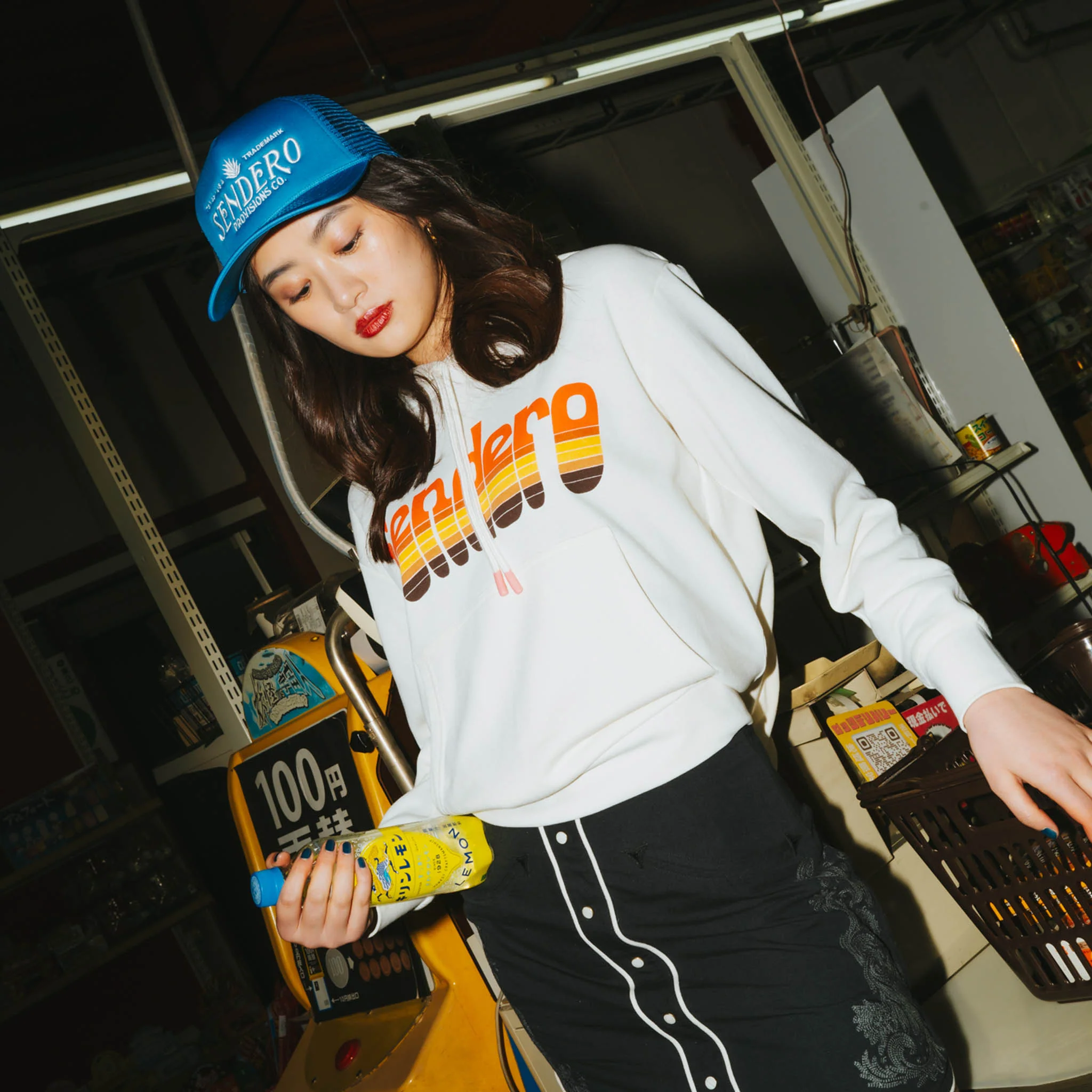 Retro Logo Boxy Hoodie - Image 5