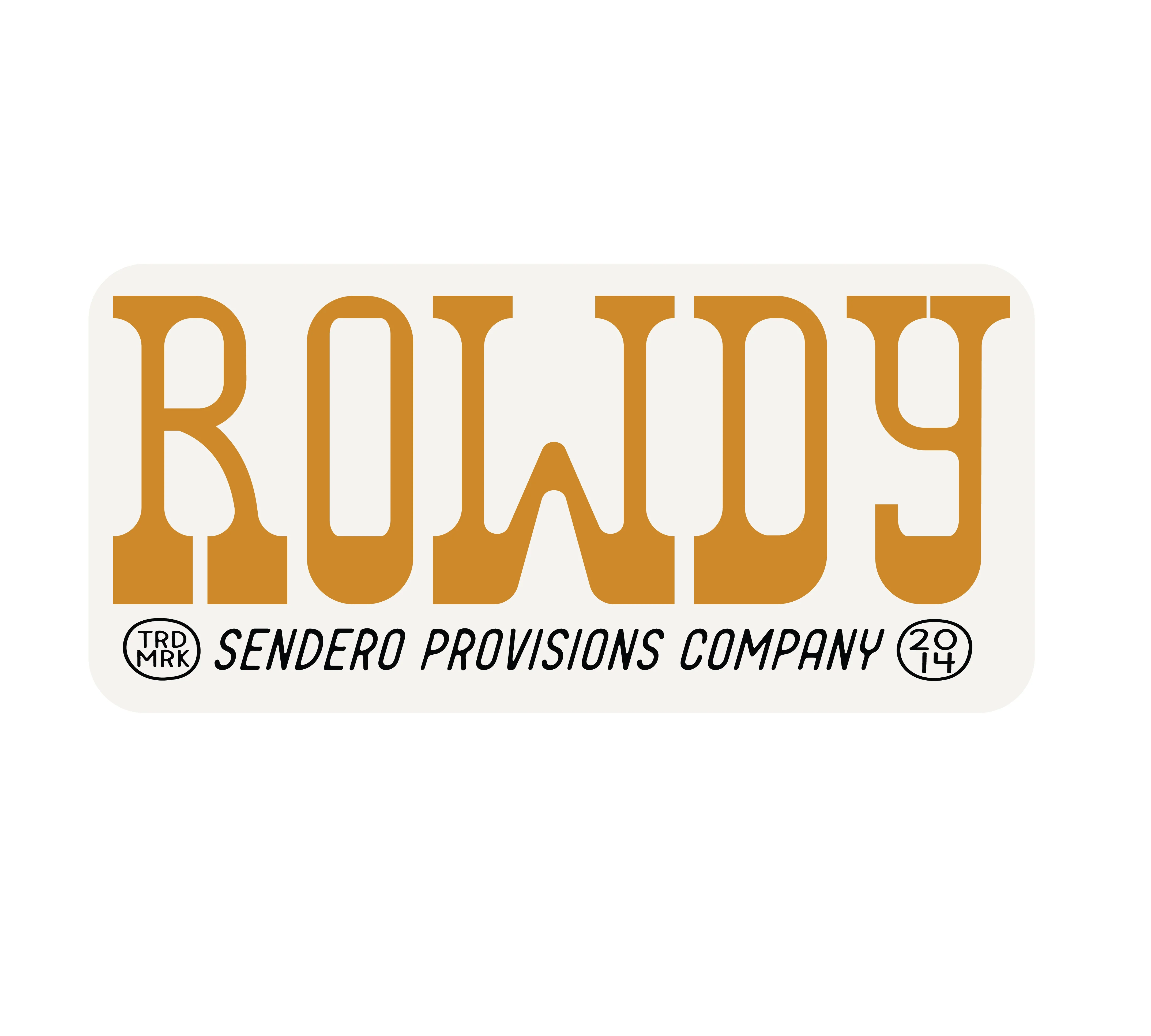 Rowdy Sticker