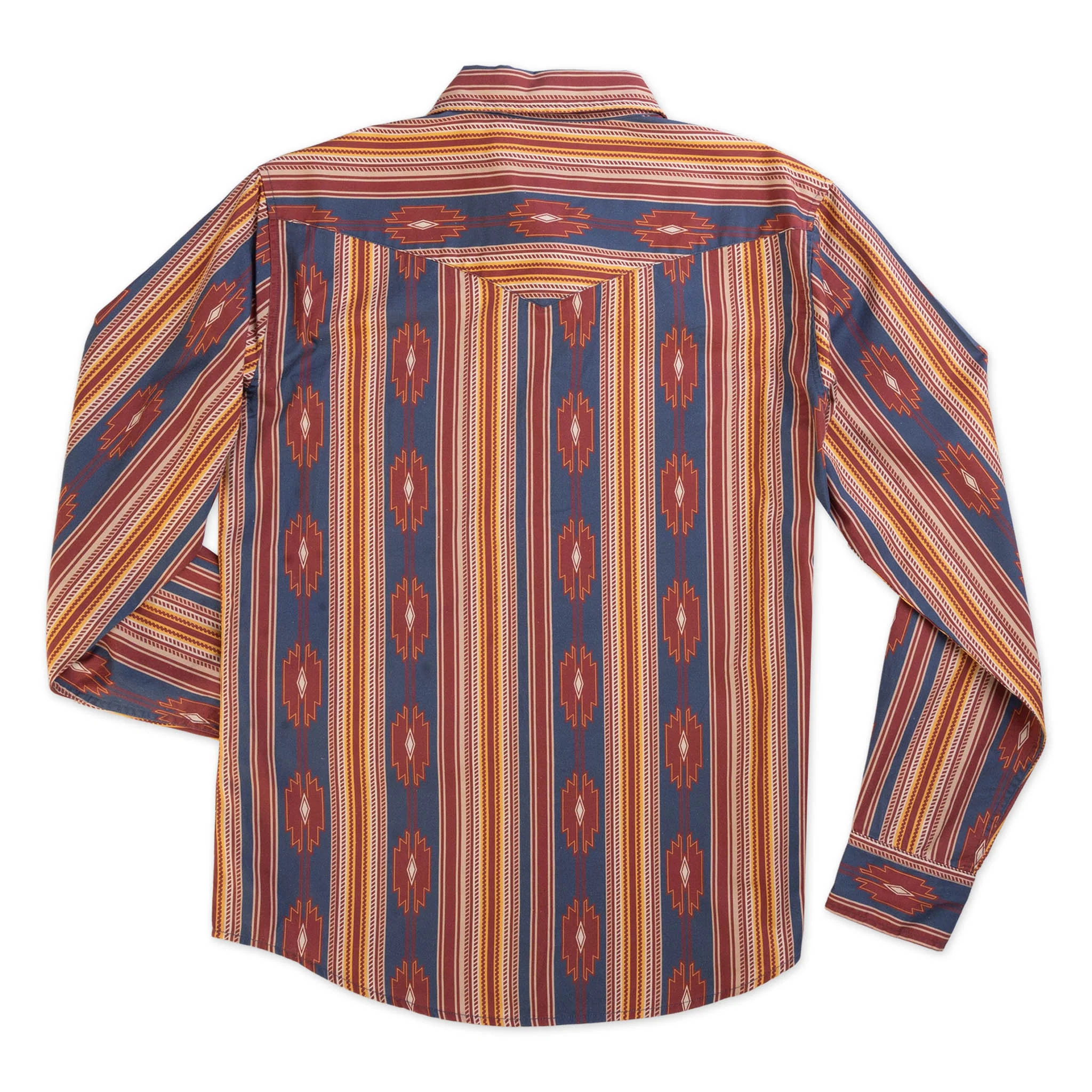 The Wyatt Pearl Snap Long Sleeve Serape Shirt - Image 10