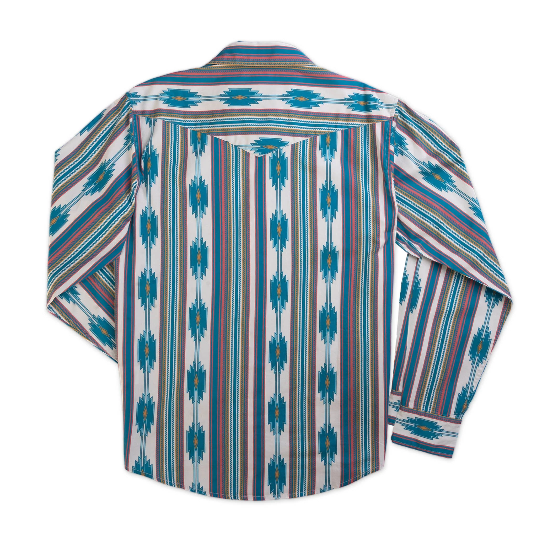 The Wyatt Pearl Snap Long Sleeve Serape Shirt - Image 27