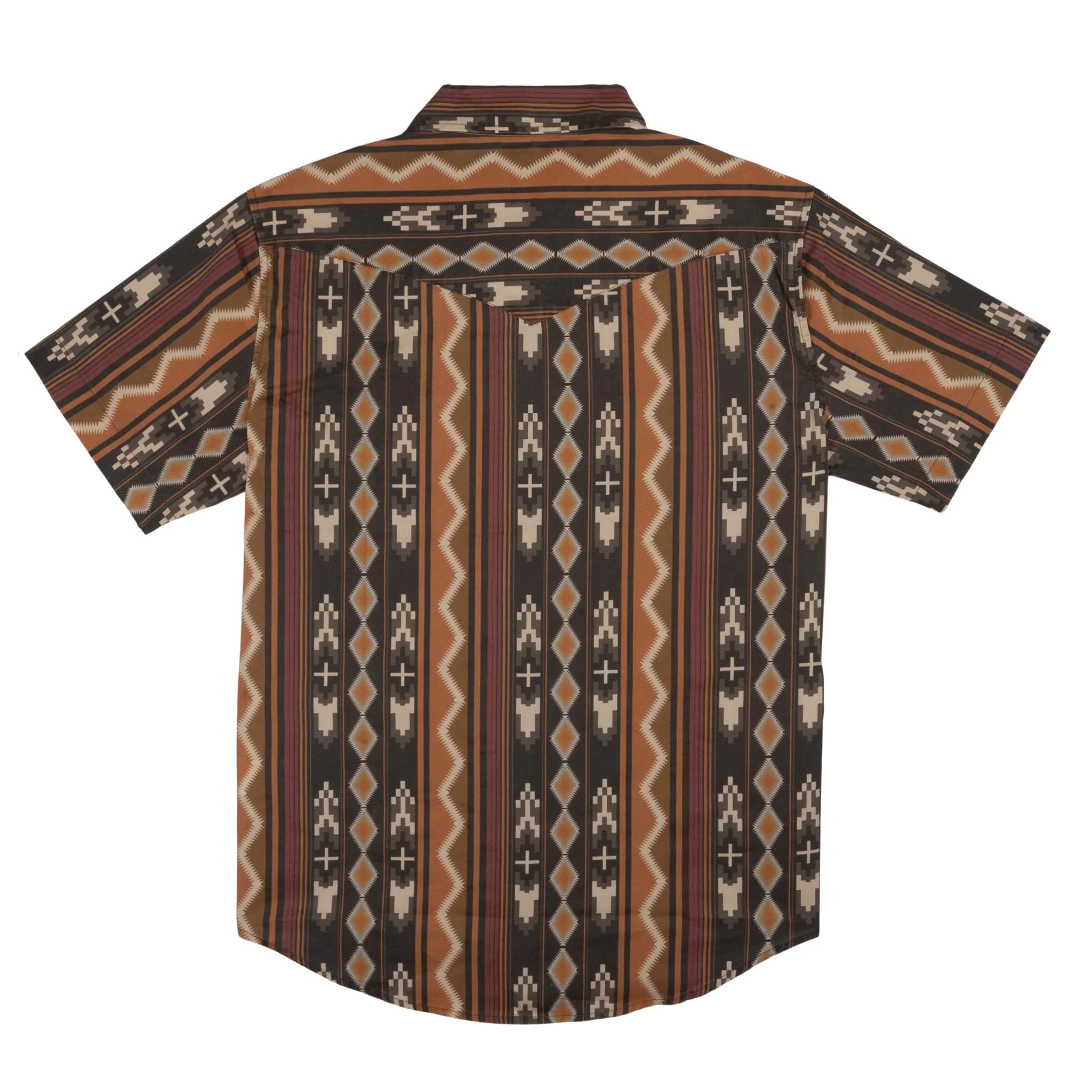 The Wyatt Pearl Snap Short Sleeve Serape Shirt - Image 13