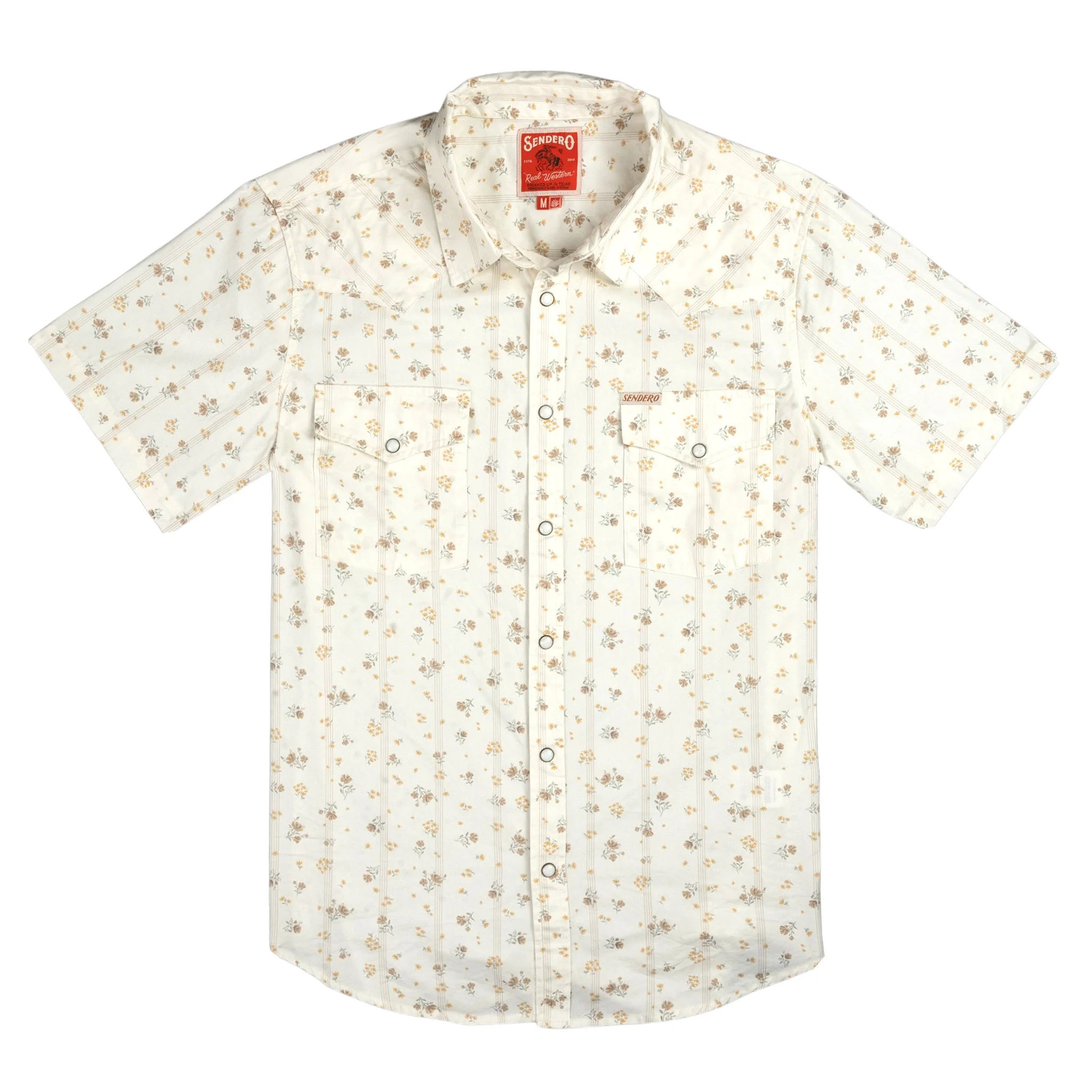 The Wyatt Pearl Snap Short Sleeve Serape Shirt - Image 14