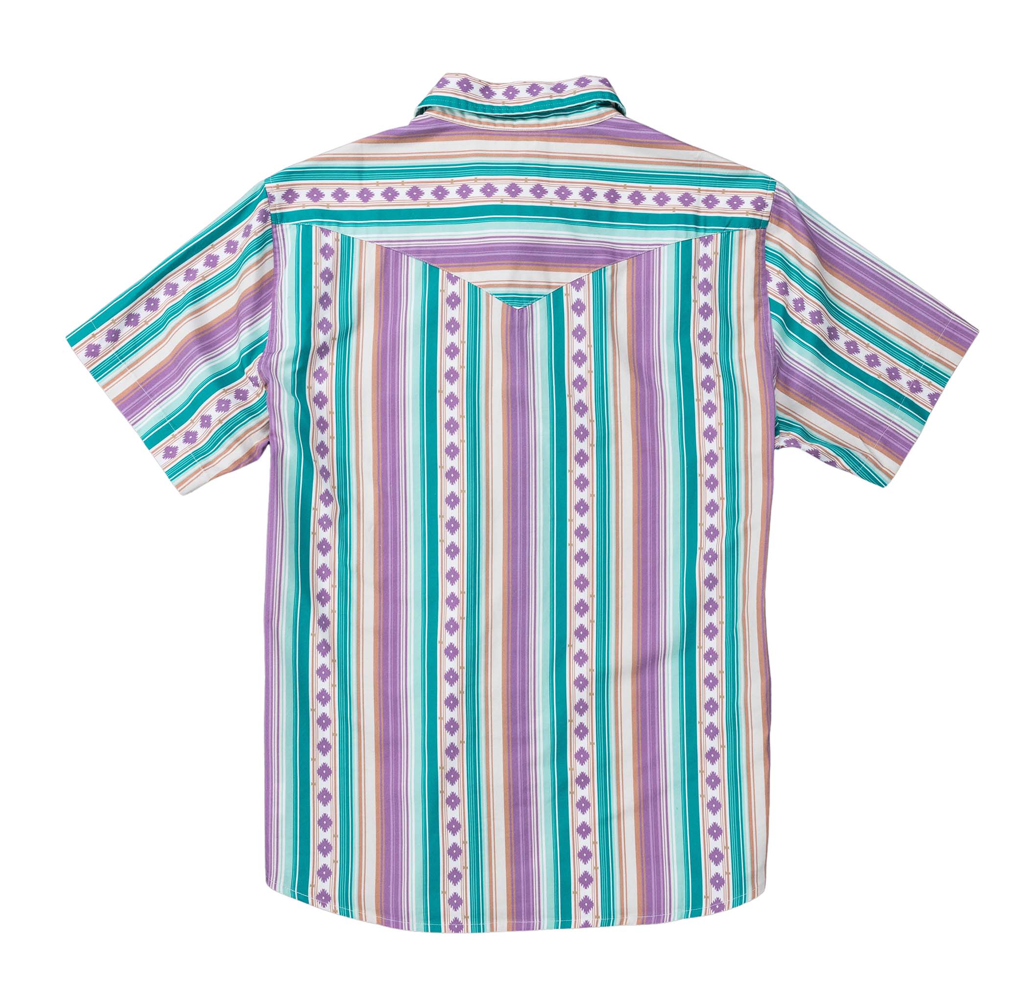 The Wyatt Pearl Snap Short Sleeve Serape Shirt - Image 20
