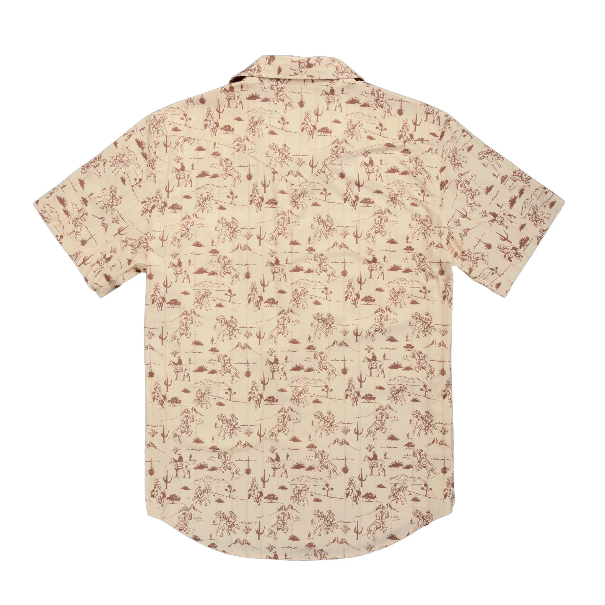 The Wyatt Pearl Snap Short Sleeve Serape Shirt - Image 22