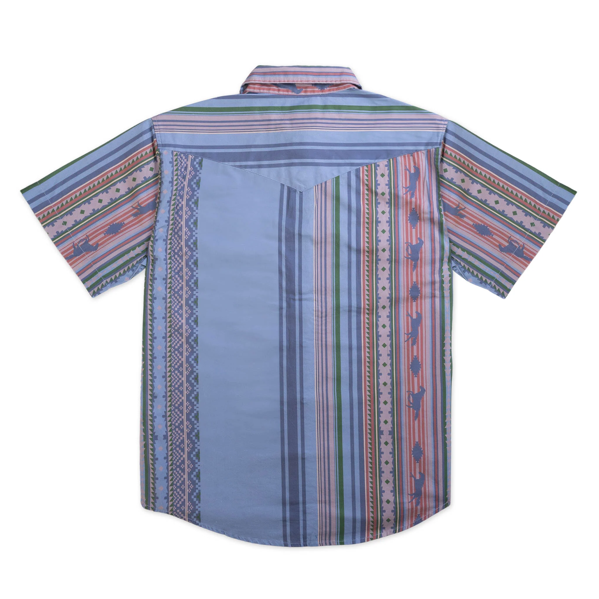 The Wyatt Pearl Snap Short Sleeve Serape Shirt - Image 24