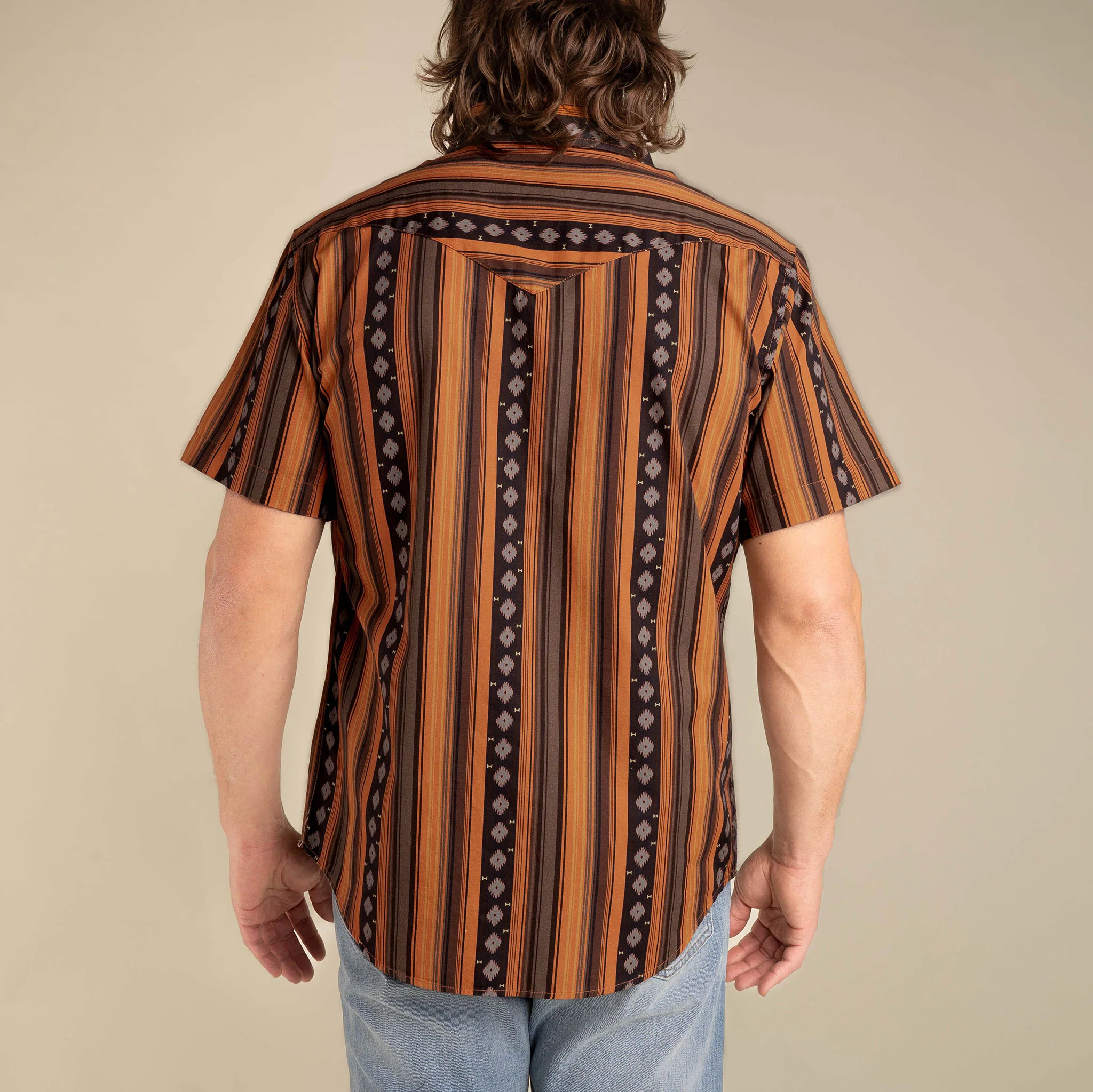 The Wyatt Pearl Snap Short Sleeve Serape Shirt - Image 38