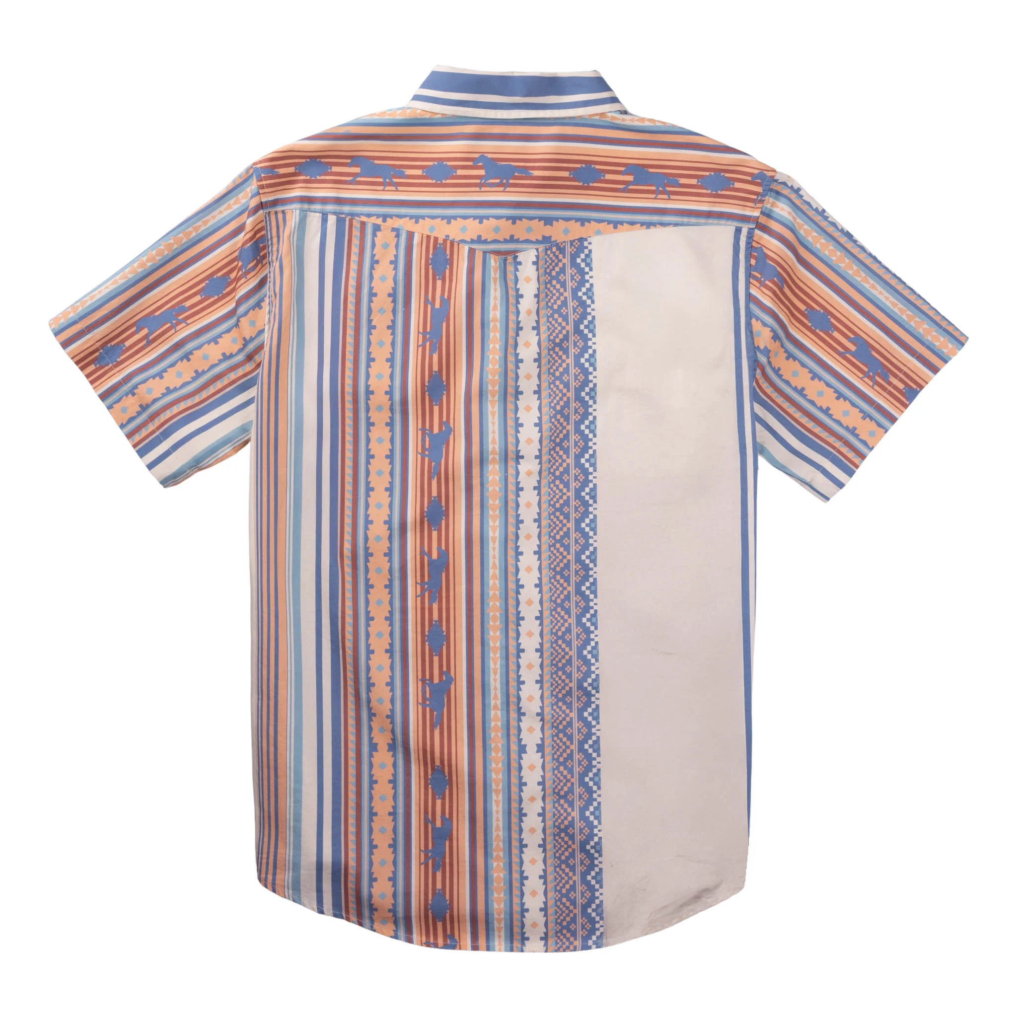 The Wyatt Pearl Snap Short Sleeve Serape Shirt - Image 51