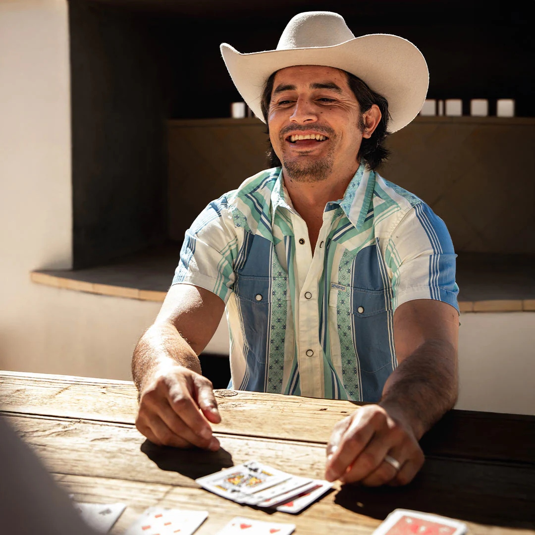 The Wyatt Pearl Snap Short Sleeve Serape Shirt - Image 53