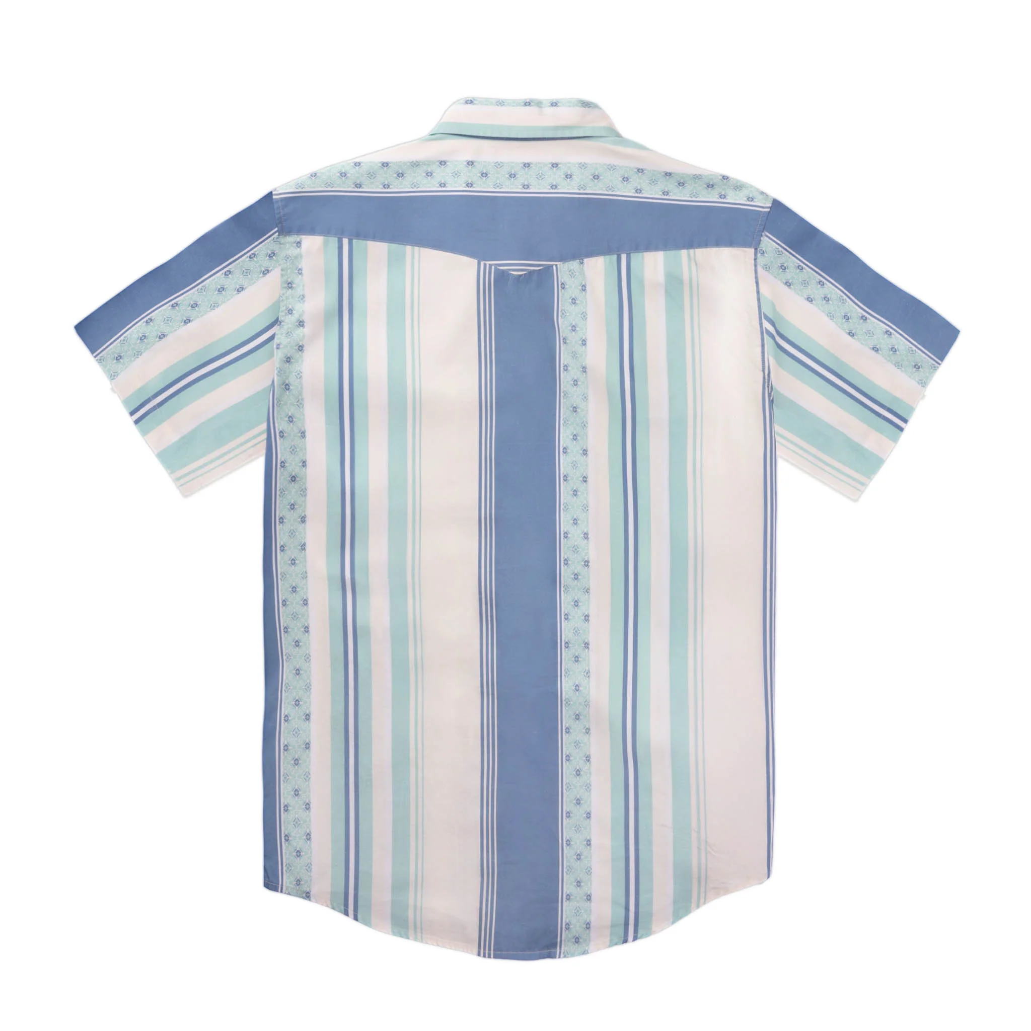 The Wyatt Pearl Snap Short Sleeve Serape Shirt - Image 56