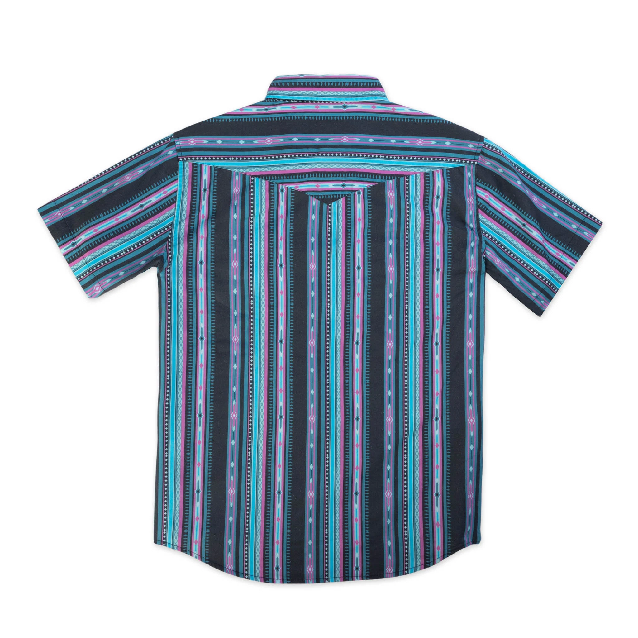 The Wyatt Pearl Snap Short Sleeve Serape Shirt - Image 66