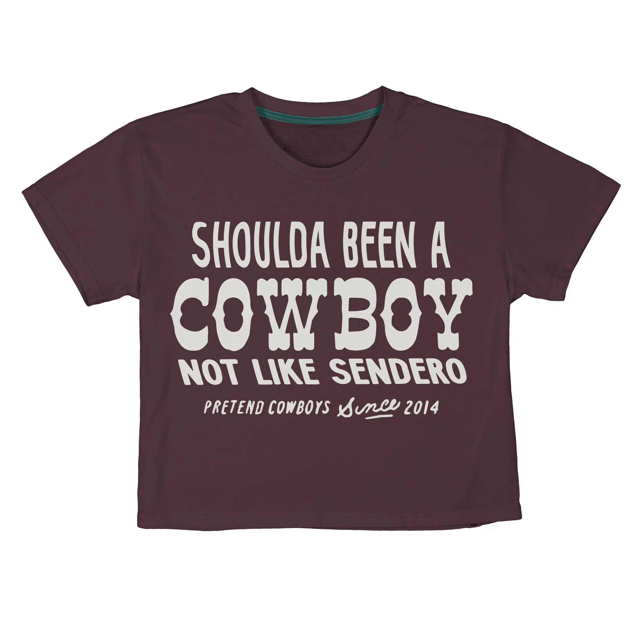 Shoulda Been A Cowboy Boxy Tee - Image 11
