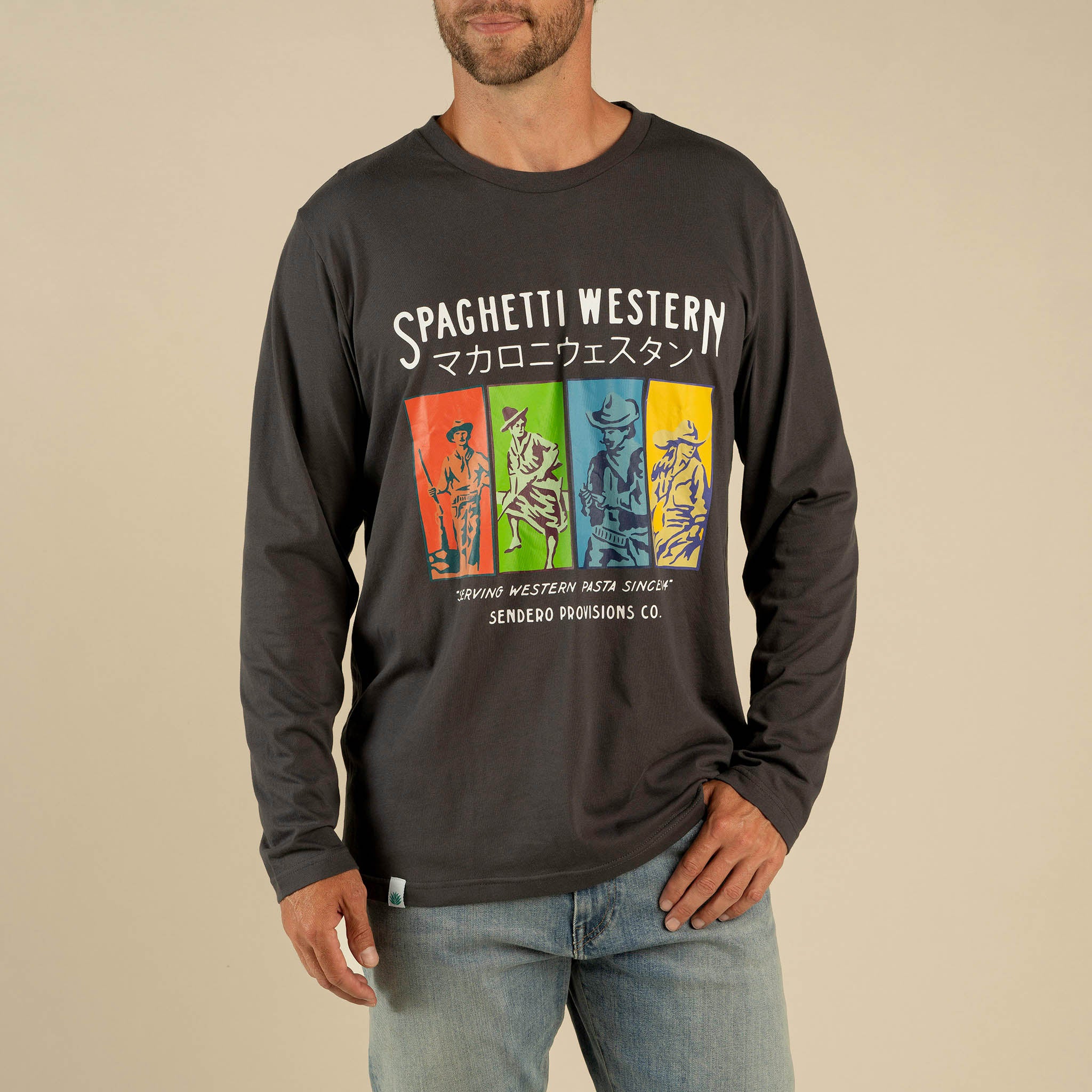 Spaghetti Western Long Sleeve T-Shirt - Image 2