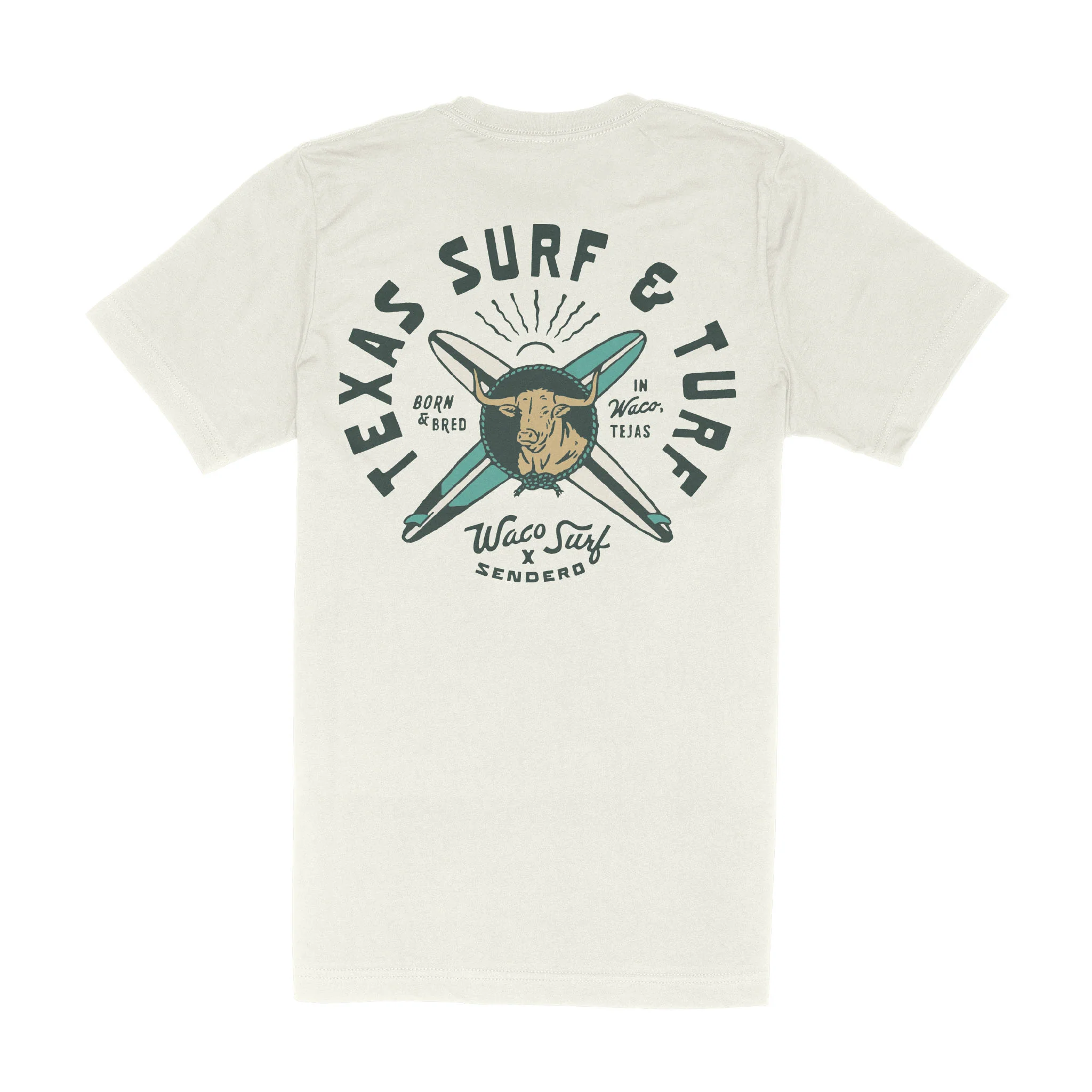 Sendero X Waco Surf Texas Surf and Turf T-shirt - Image 7