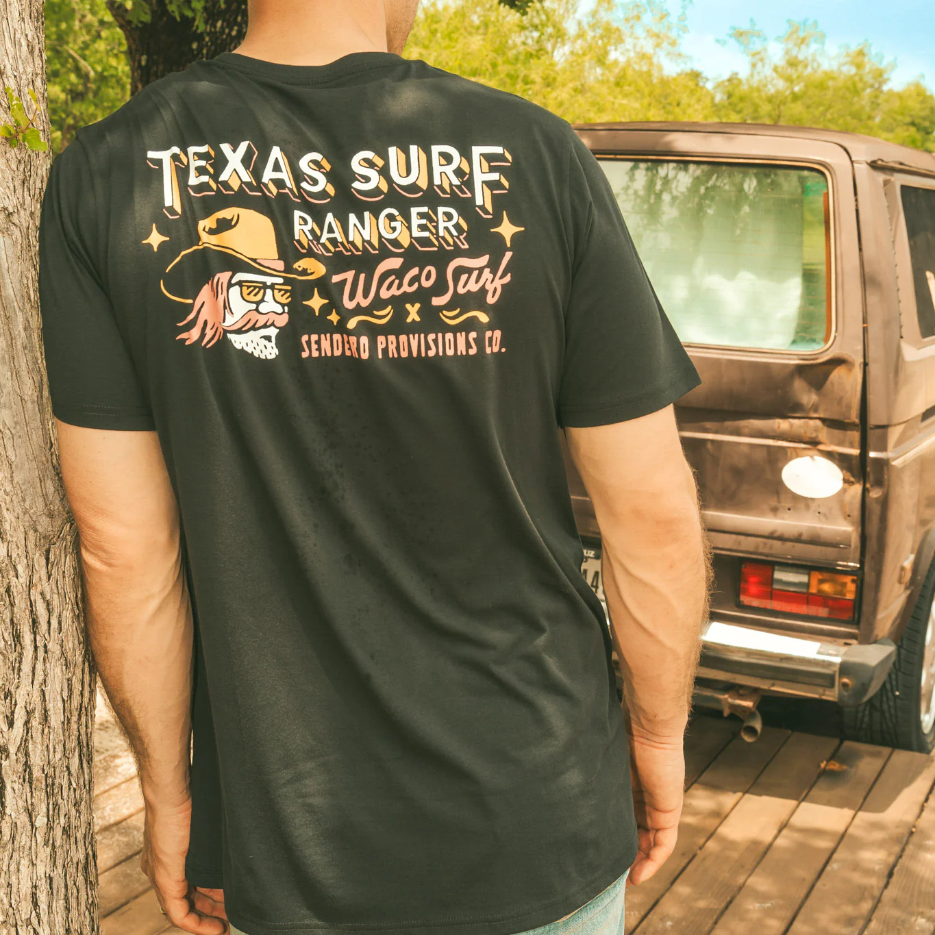 Sendero X Waco Surf Texas Surf Ranger T-Shirt - Image 2