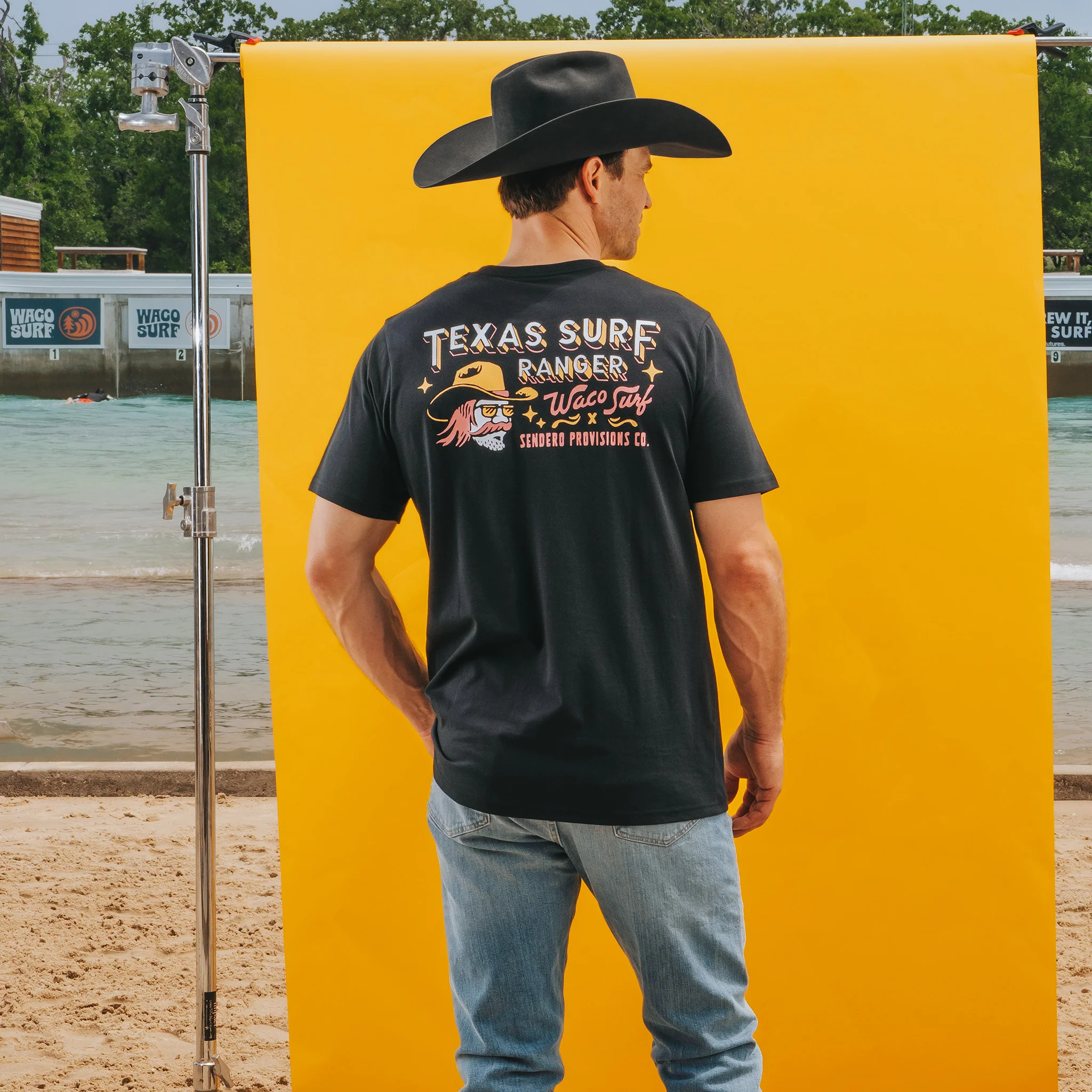 Sendero X Waco Surf Texas Surf Ranger T-Shirt - Image 3