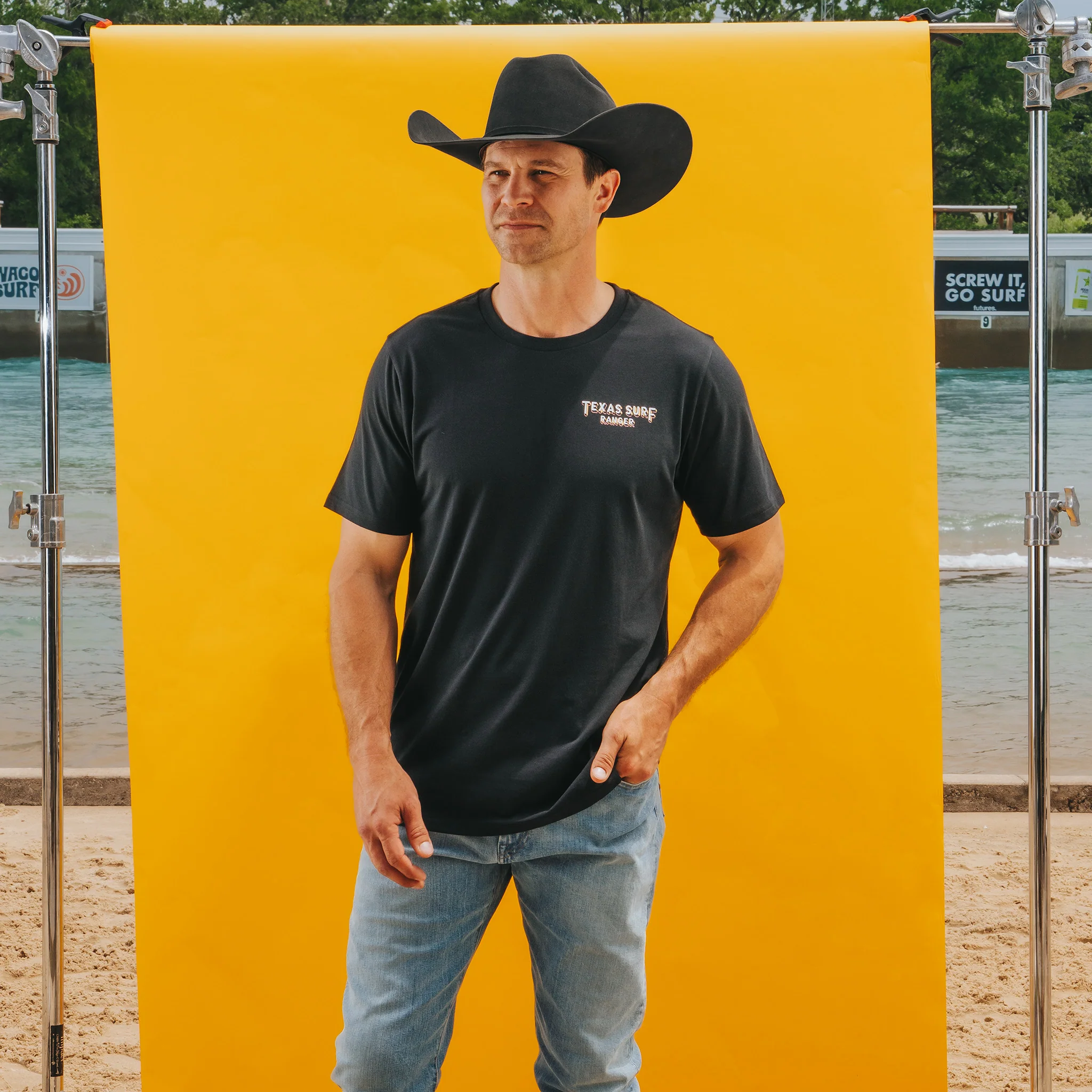 Sendero X Waco Surf Texas Surf Ranger T-Shirt - Image 4