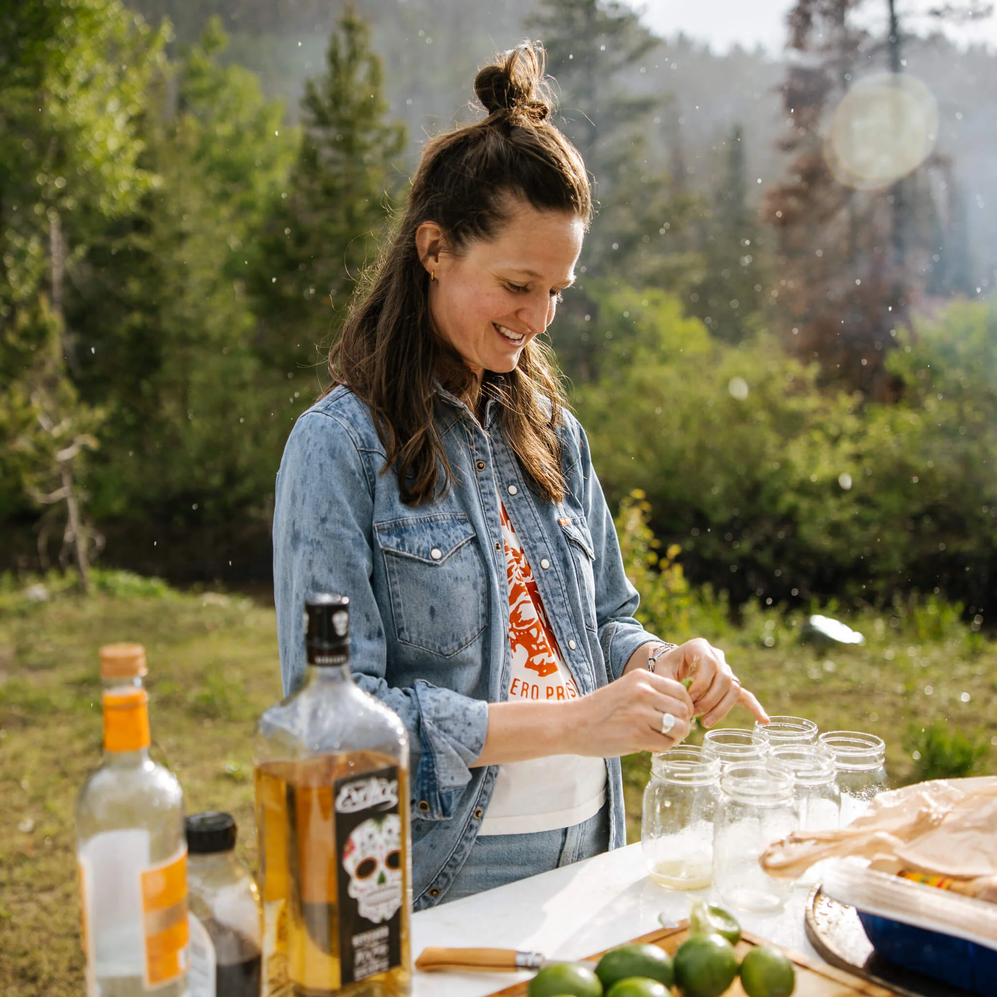 The Women's Wyatt Denim Pearl Snap Shirt - Image 9