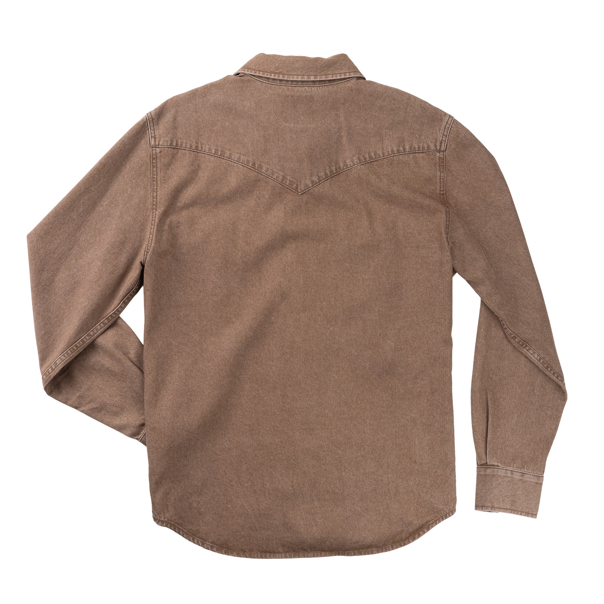The Wyatt Pearl Snap Long Sleeve Denim Shirt - Image 12