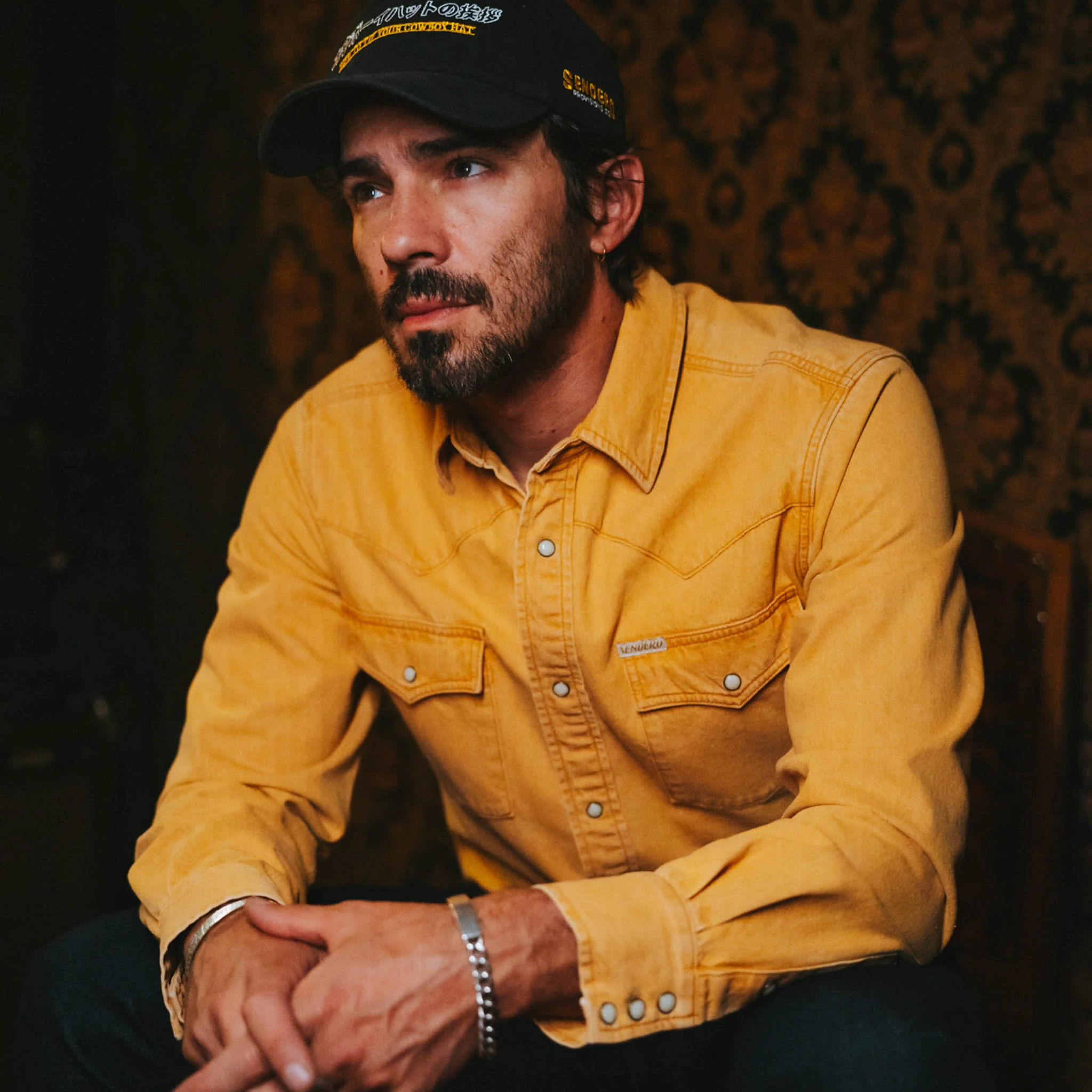 The Wyatt Pearl Snap Long Sleeve Denim Shirt - Image 39
