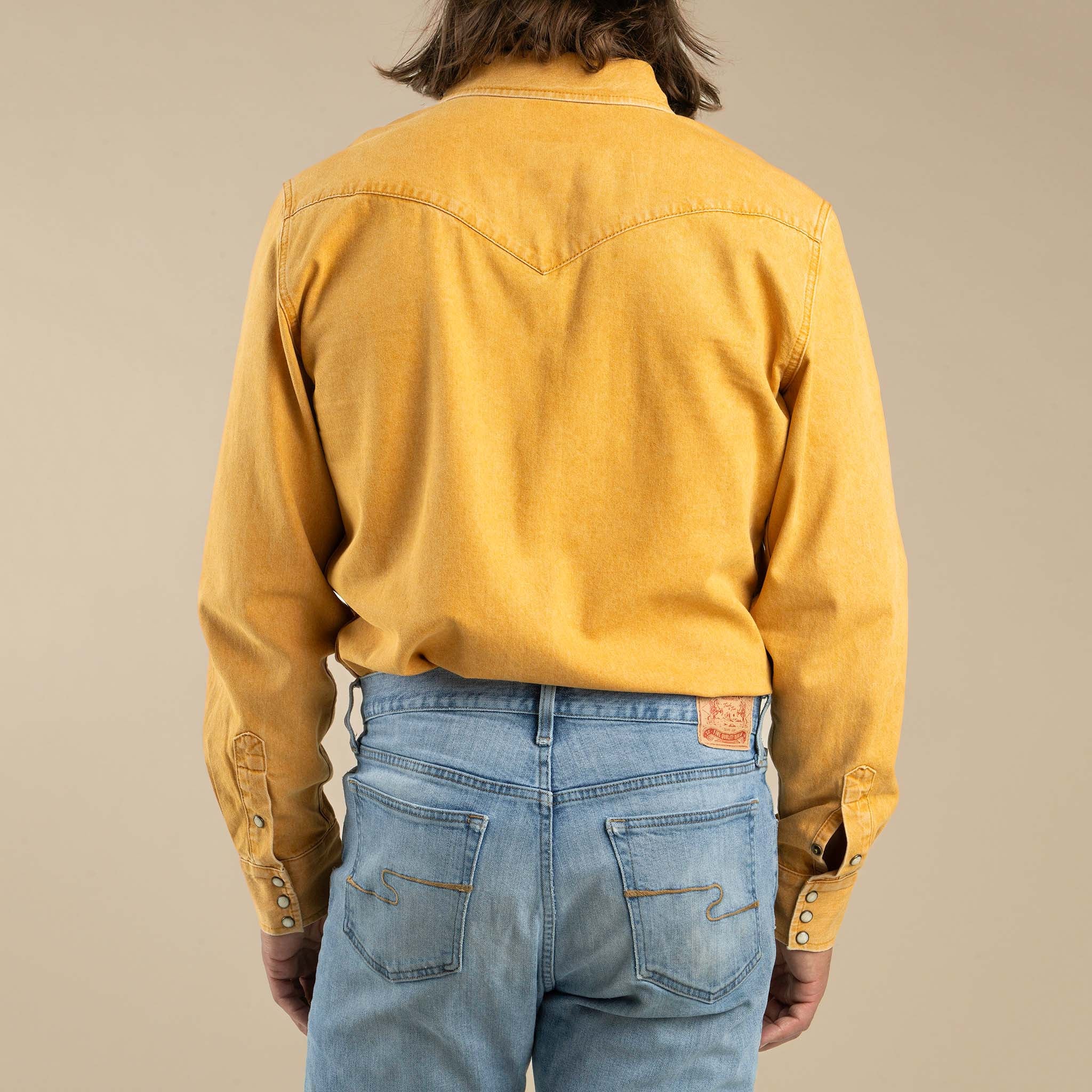 The Wyatt Pearl Snap Long Sleeve Denim Shirt - Image 41