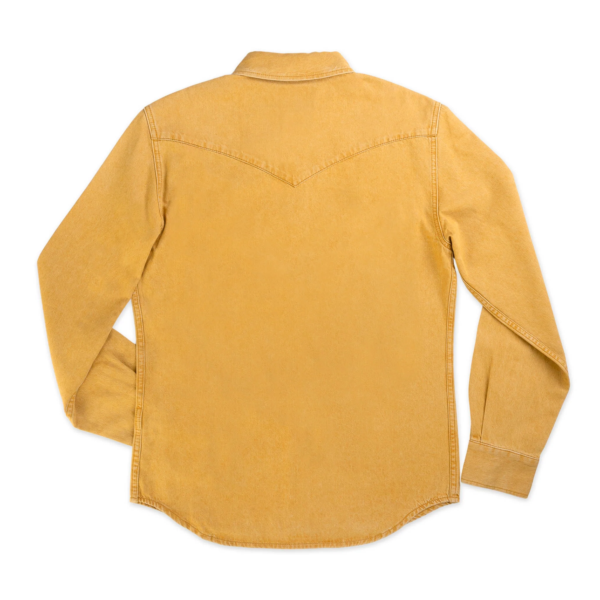 The Wyatt Pearl Snap Long Sleeve Denim Shirt - Image 43