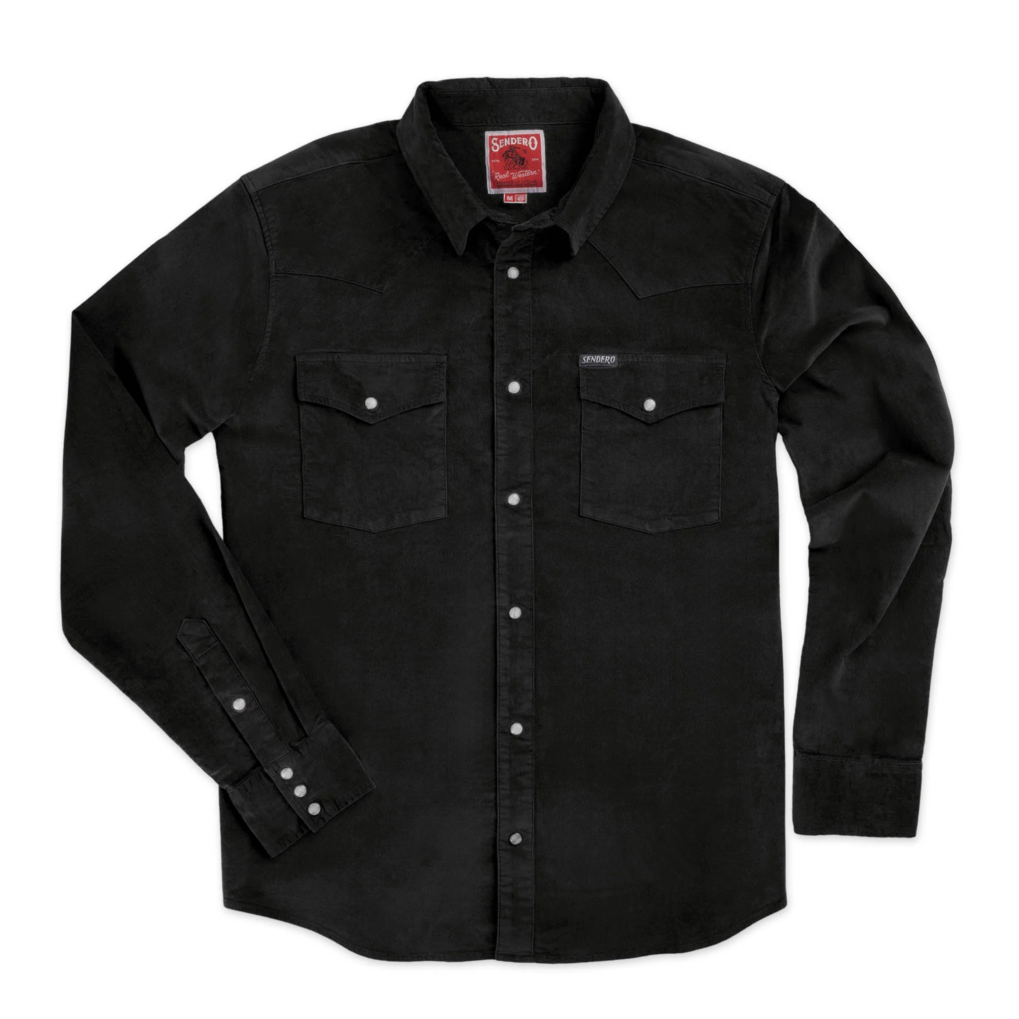 The Wyatt Pearl Snap Long Sleeve Corduroy Shirt - Image 11