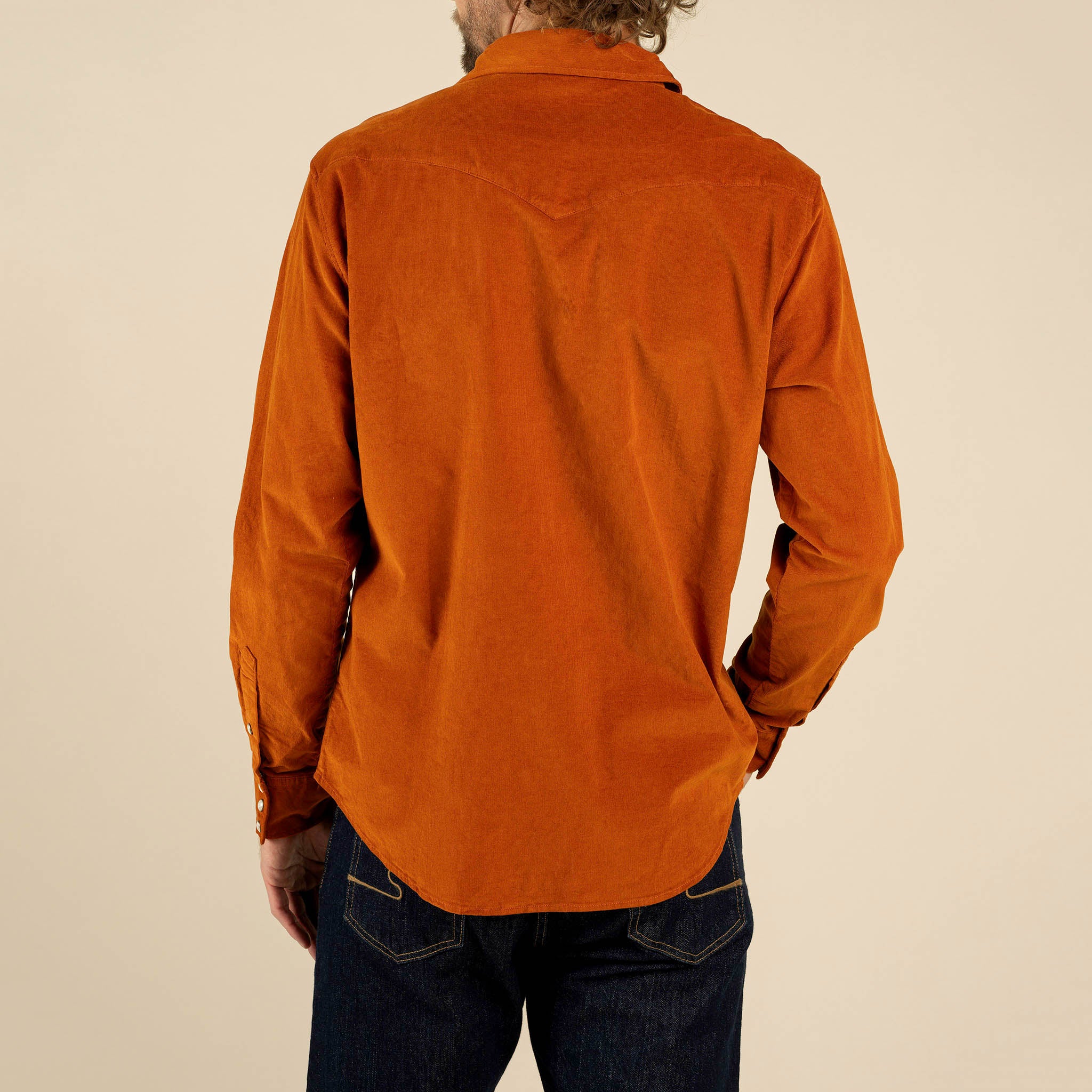 The Wyatt Pearl Snap Long Sleeve Corduroy Shirt - Image 18