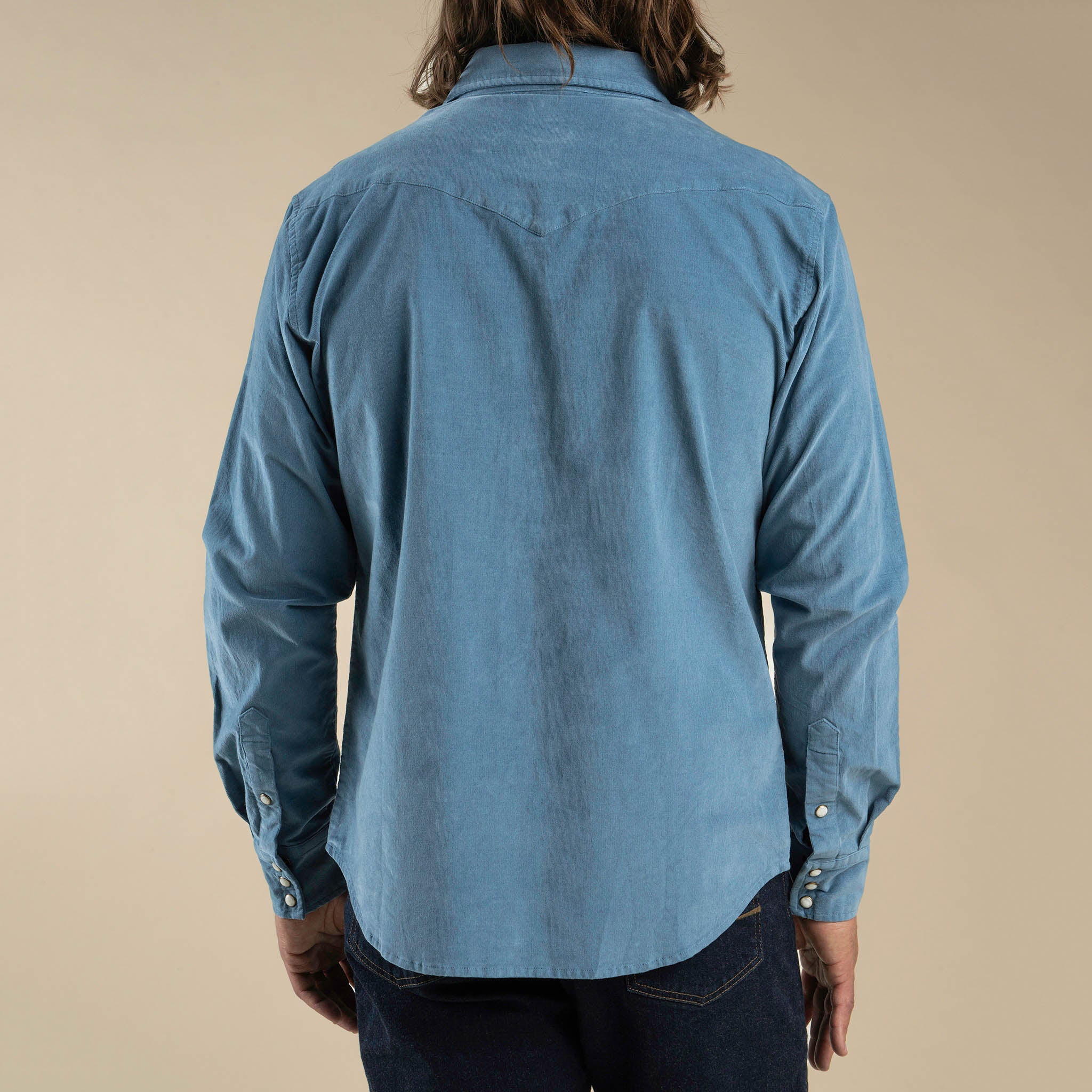 The Wyatt Pearl Snap Long Sleeve Corduroy Shirt - Image 23