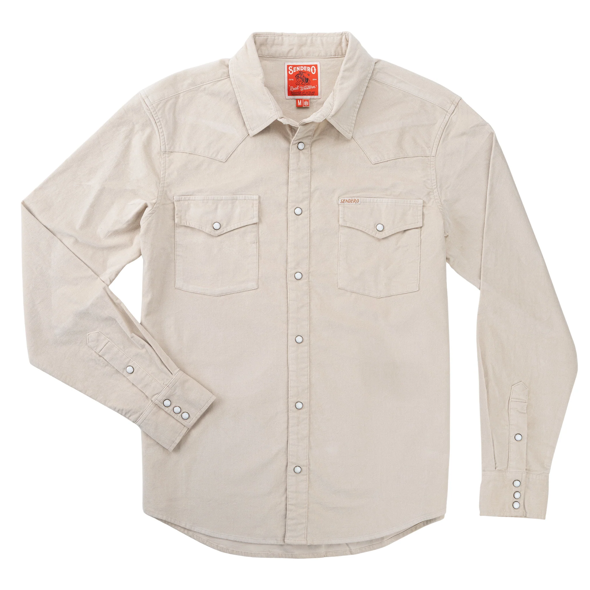 The Wyatt Pearl Snap Long Sleeve Corduroy Shirt - Image 6