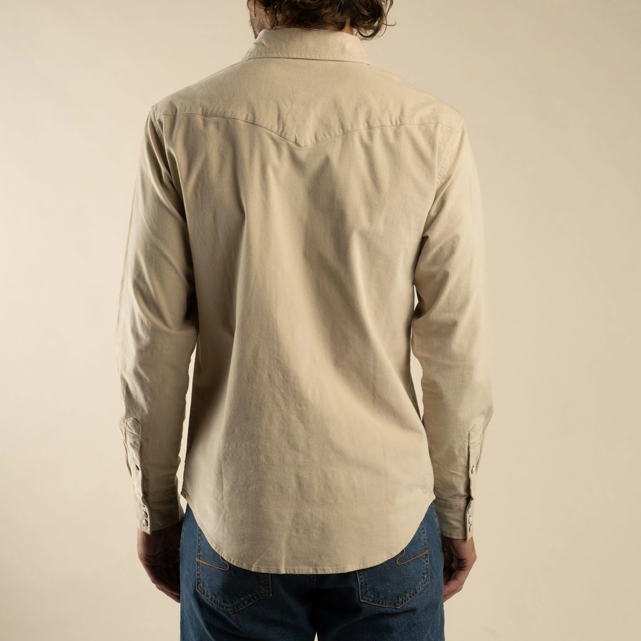 The Wyatt Pearl Snap Long Sleeve Corduroy Shirt - Image 8