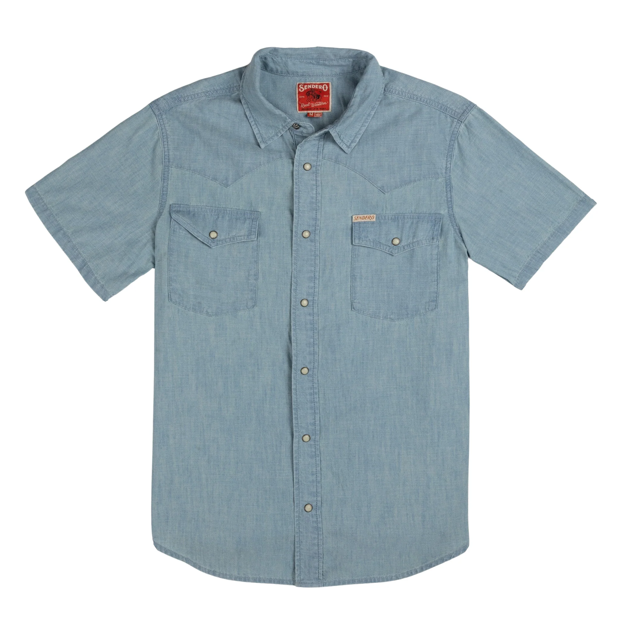 The Wyatt Pearl Snap Short Sleeve Solid Shirt - Image 11